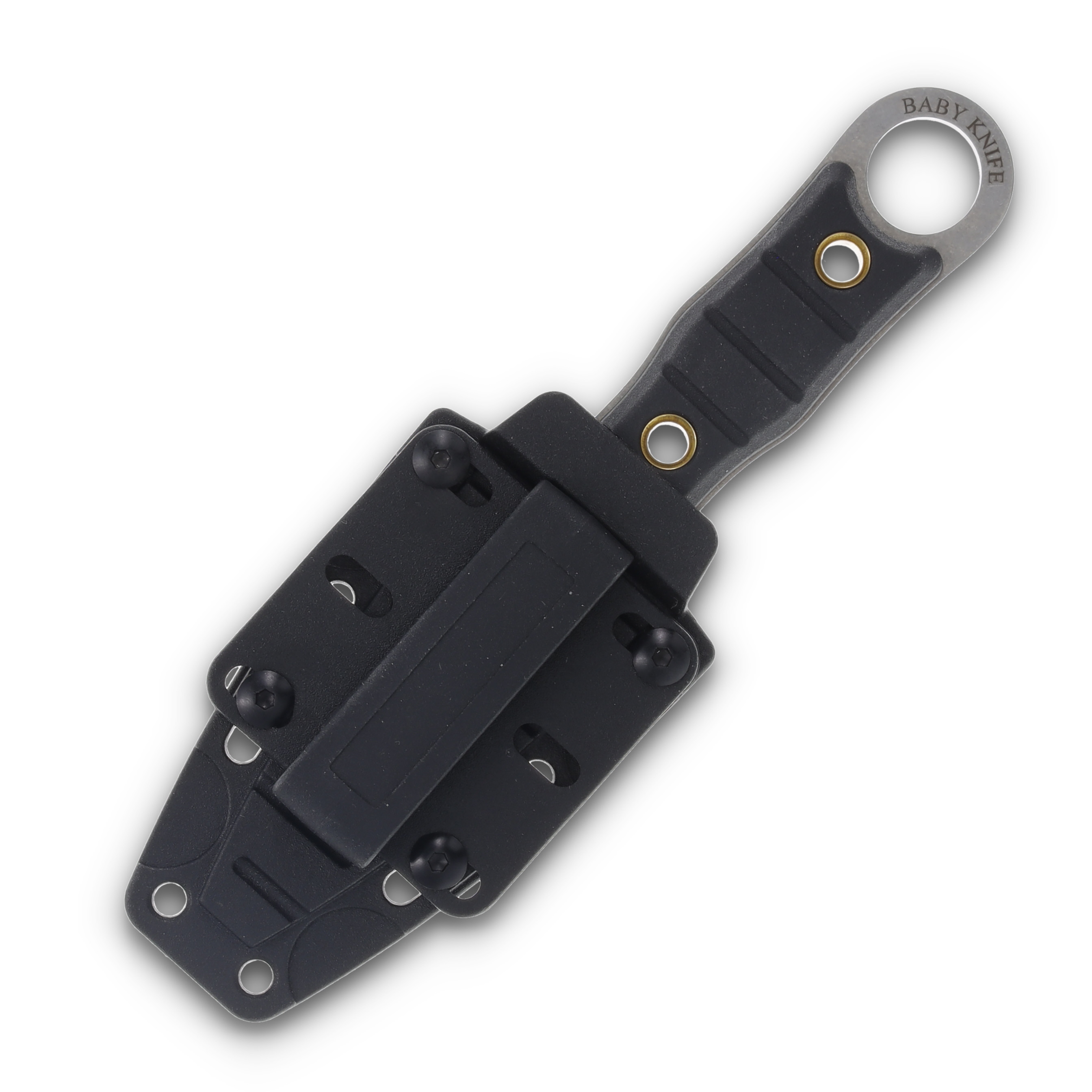 Combat Ready Black Rubber Handle Dagger CBR385 View 5