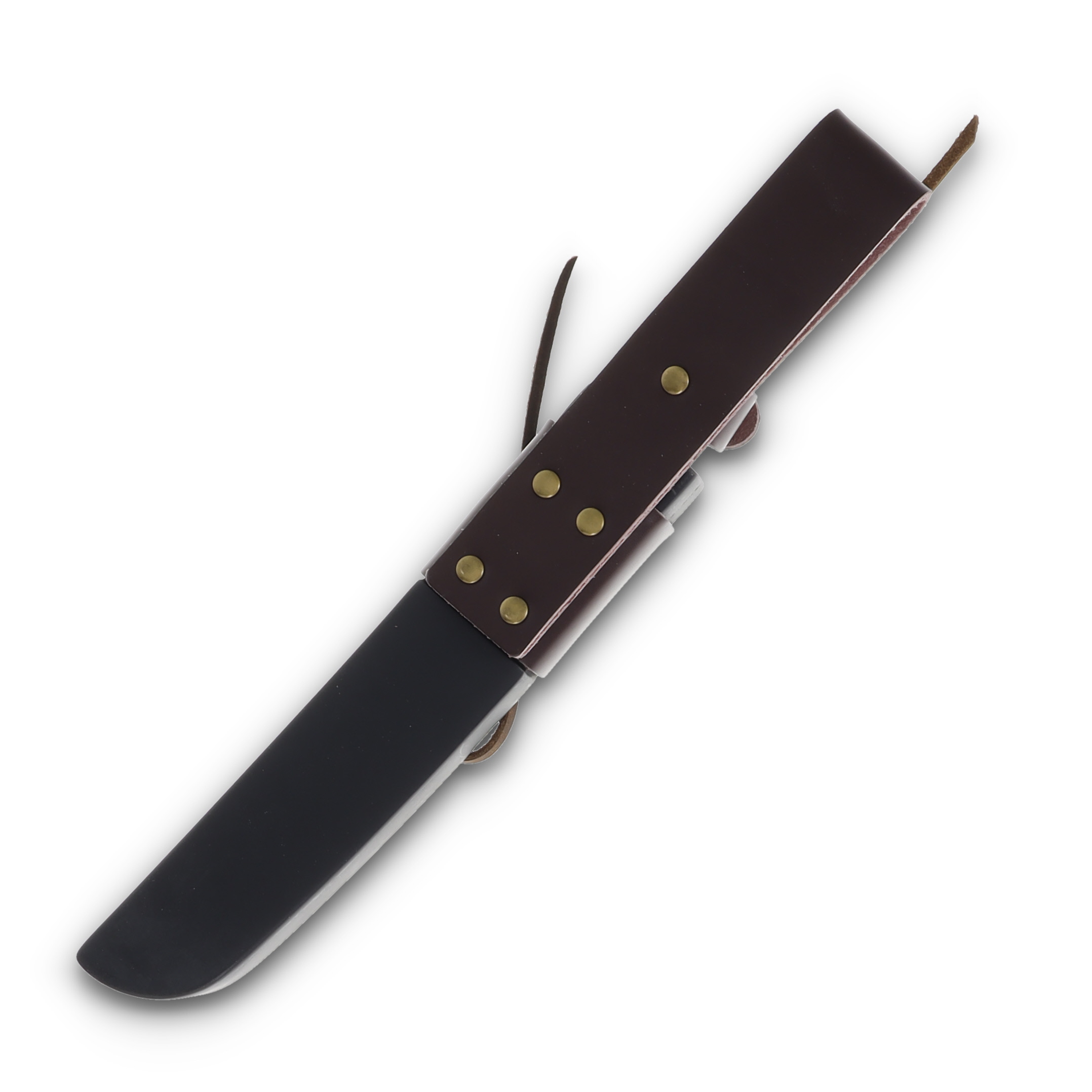 Komoran Tanto Ebony Handle Leather and Kydex Sheath KO049 KO049 View 5