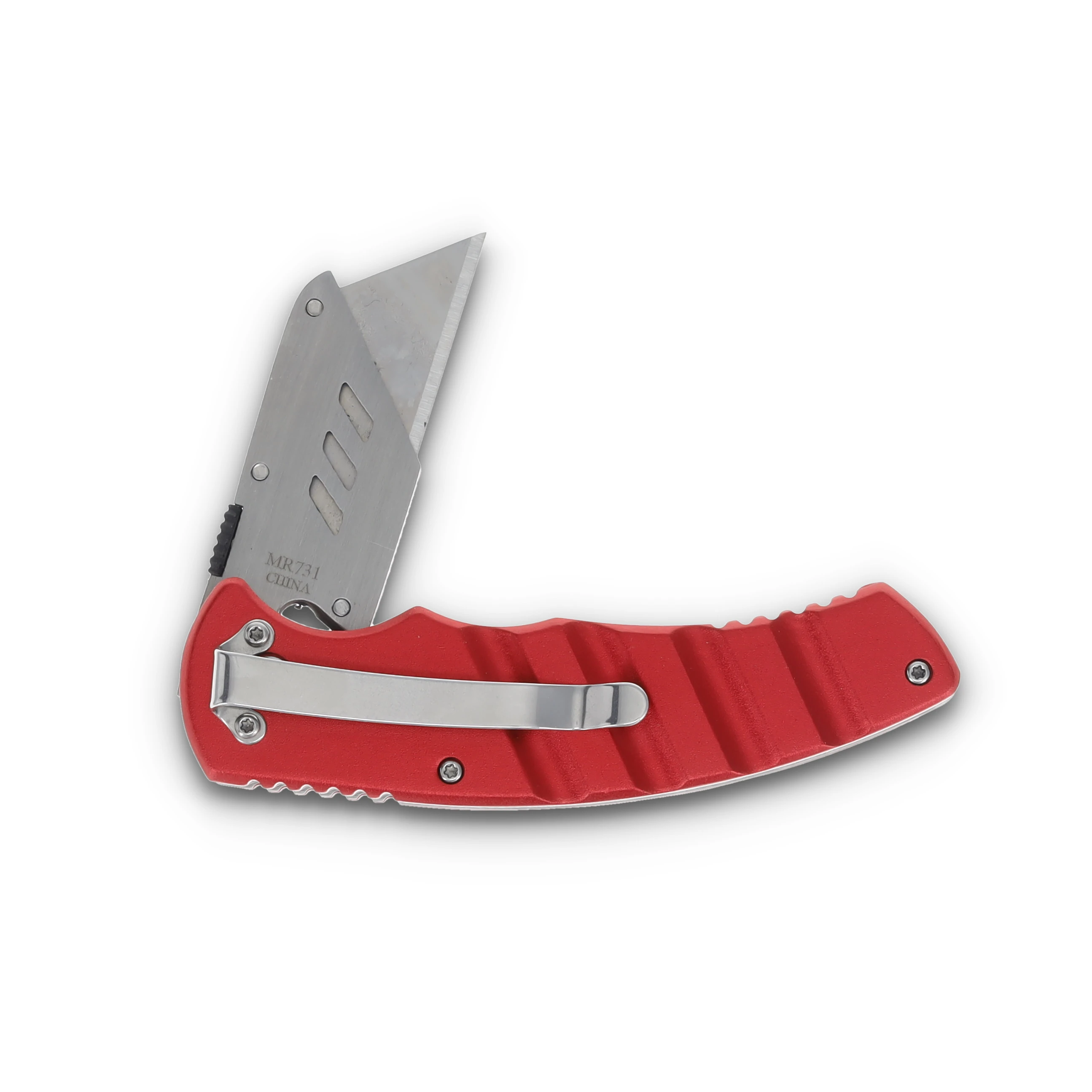 Marble's Red Aluminum Handle Locking Utility Knife MR731 MR731 View 4