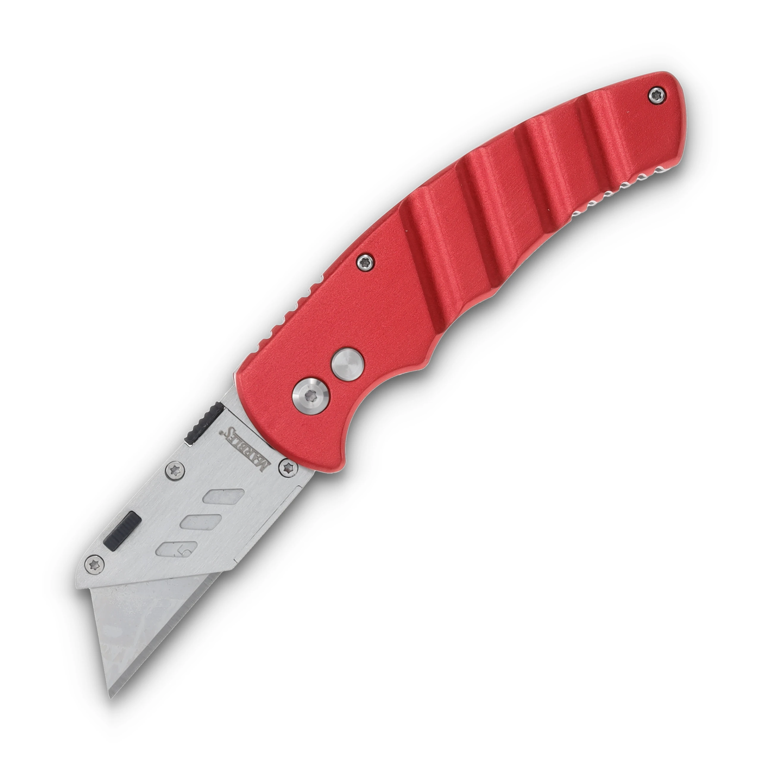 Marble's Red Aluminum Handle Locking Utility Knife MR731 MR731 View 1