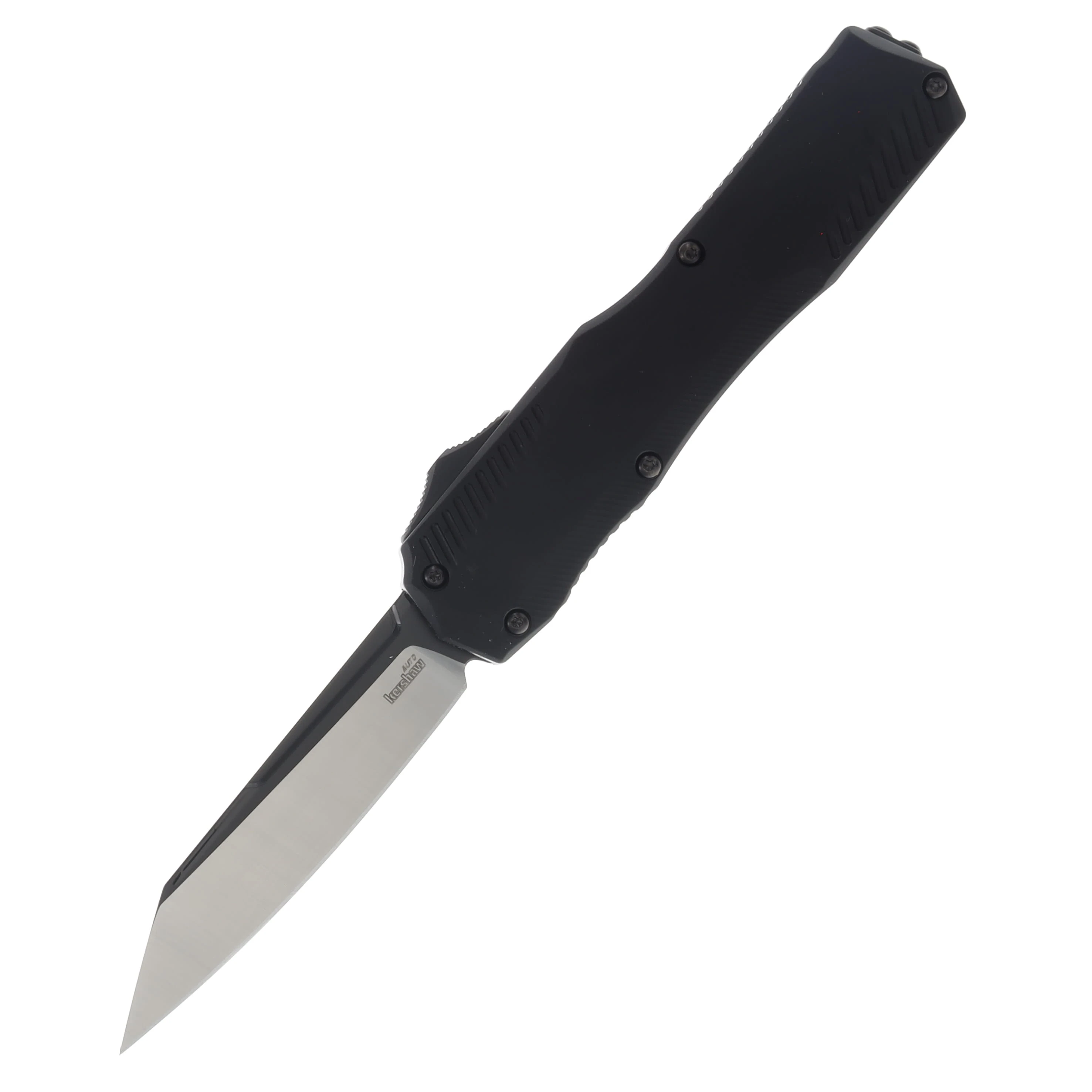 Kershaw Auto Livewire 6061-T6 Aluminum Black Anodized CPM Magnacut Black PVD Coated With Satin Grinds Blade AUKS9000R View 1