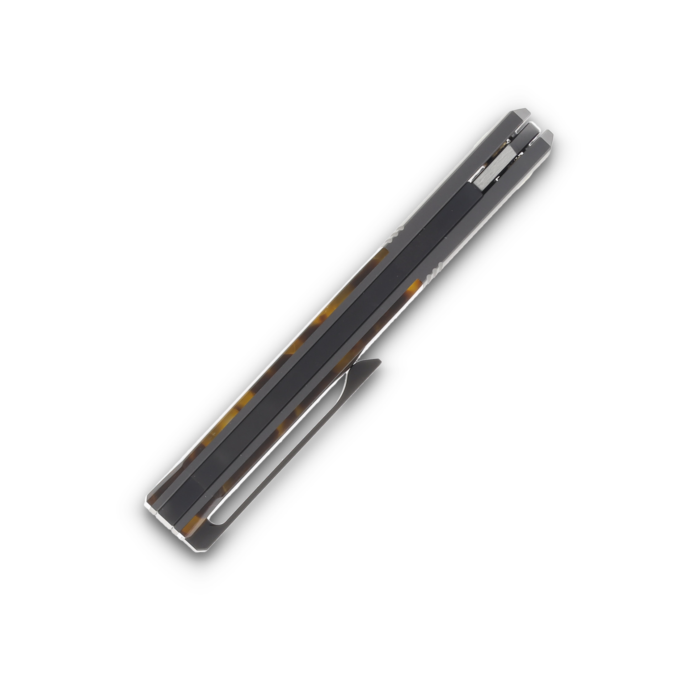 Jack Wolf After Hours Jack Folding Knife 3.15in Plain Kirinite Tortoise Shell AFTER-02-KIR-TOR-SHL View 8