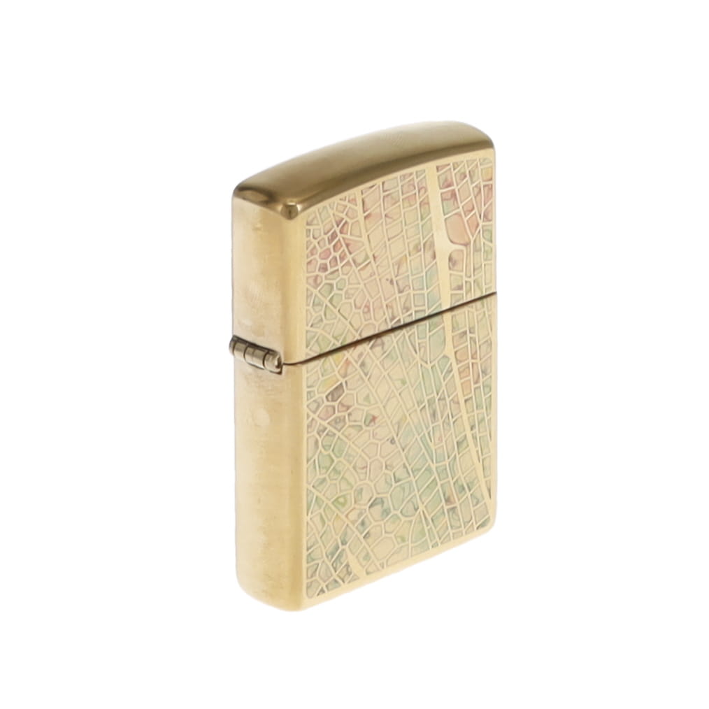Zippo Lighter Dragonfly Wing Design High Polish Brass ZP46006 View 4