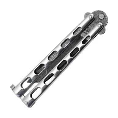 Bear & Son Damascus Balisong Armor-Piercing BRSS14AD View 2