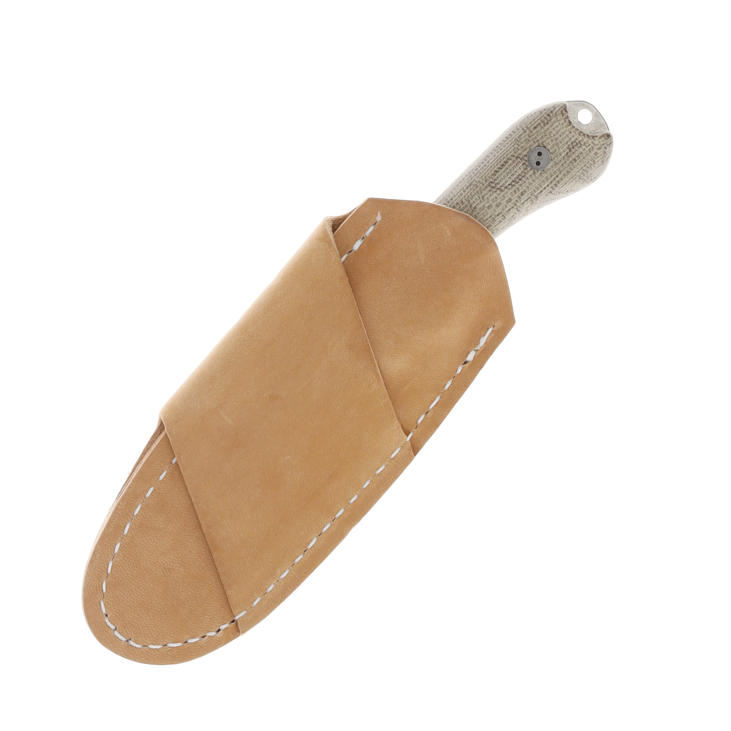 Bradford Guardian 3.2 Natural 3.5 Inch Plain Stonewash Drop Point BRAD3060 View 4