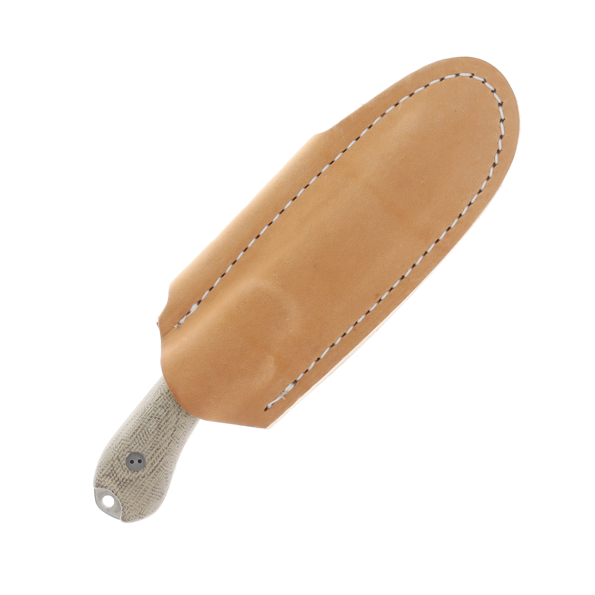 Bradford Guardian 3.2 Natural 3.5 Inch Plain Stonewash Drop Point BRAD3060 View 3
