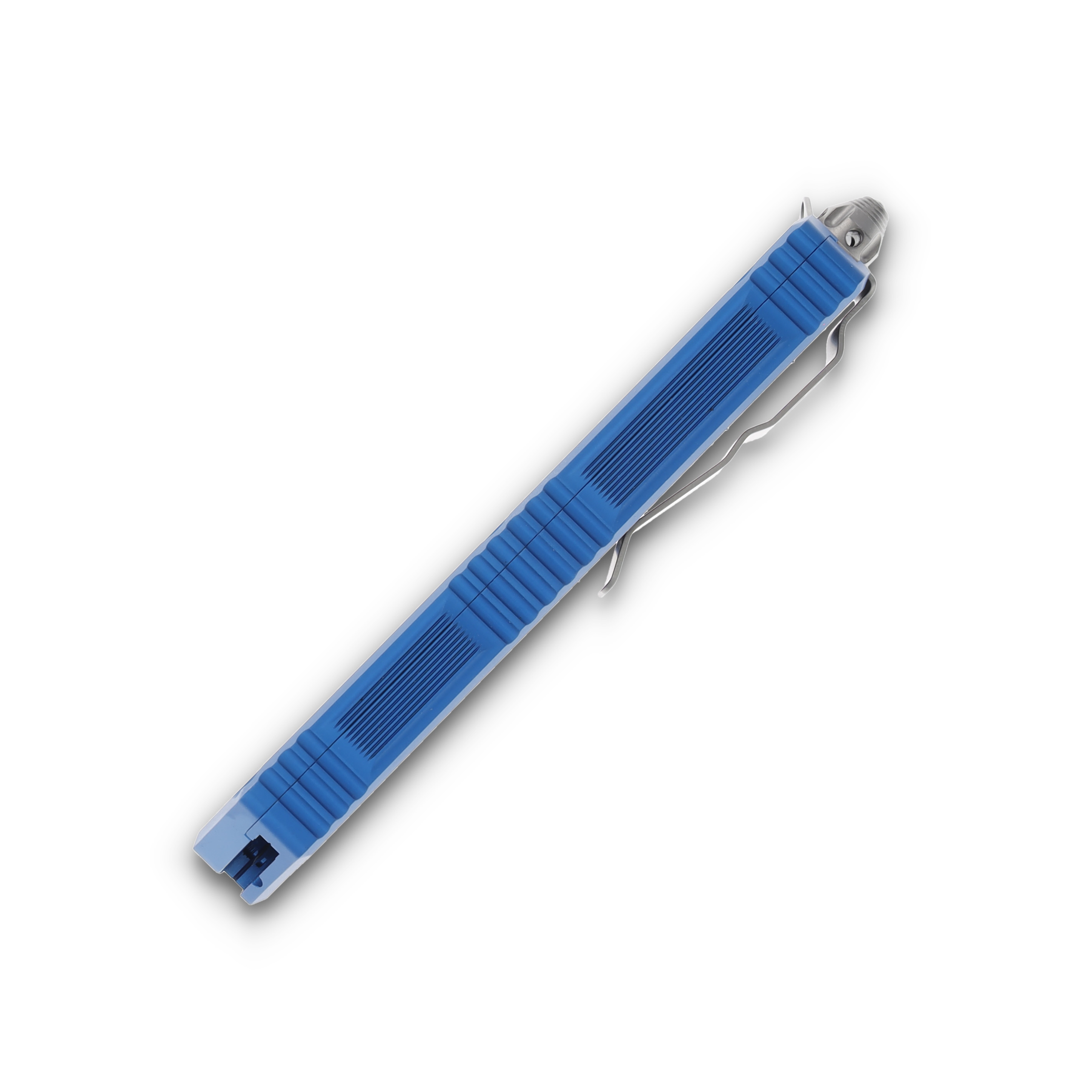 Microtech Scarab II Gen III D/E Auto OTF Knife Blue 3.88in Stonewash Dagger AUMT128010BL View 6
