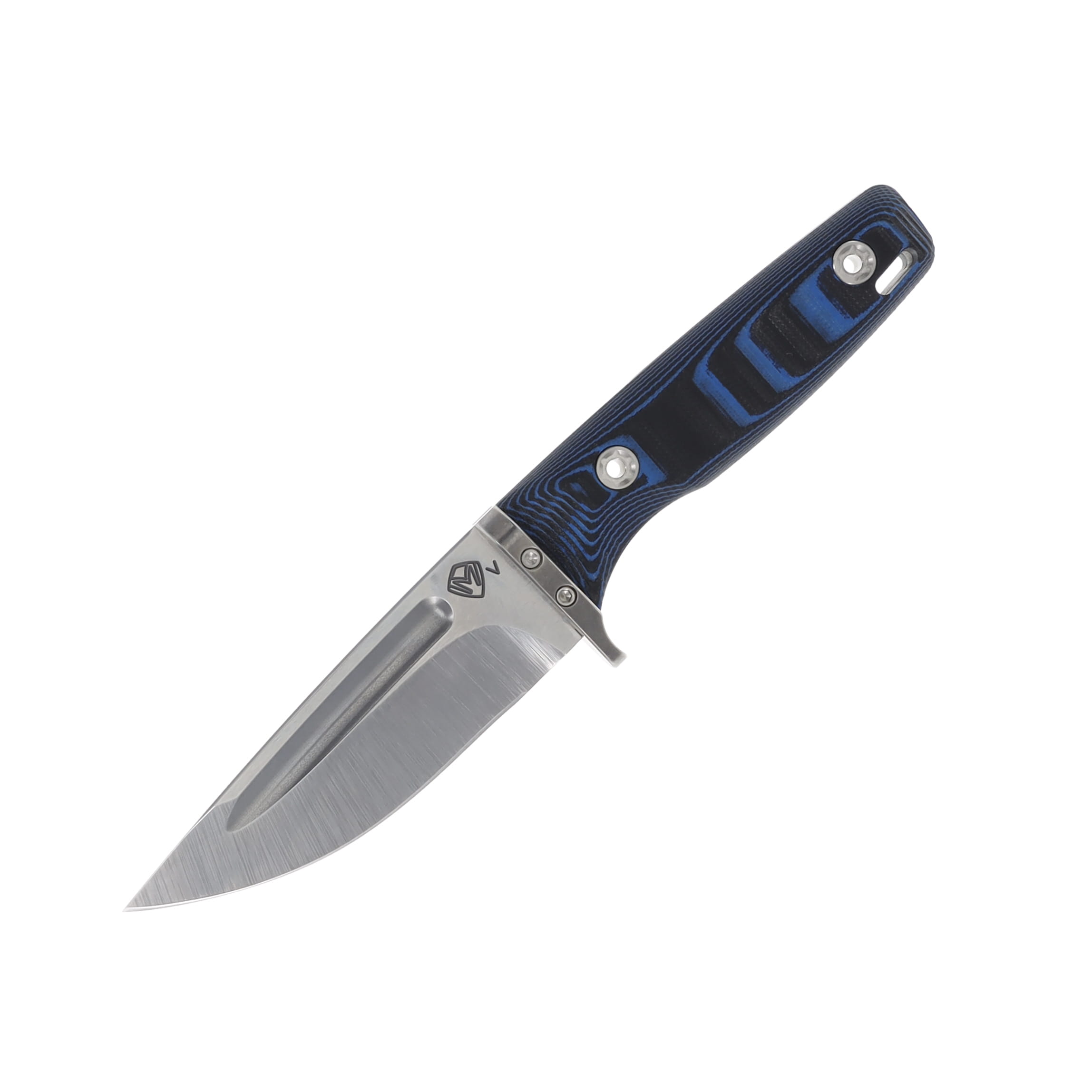 Medford The Deep 20CV Tumbled Standard Blade Black/Blue G10 Hande w/Black Kydex Sheath MK116VTQ-12KB-SPQ3-Q4 View 3