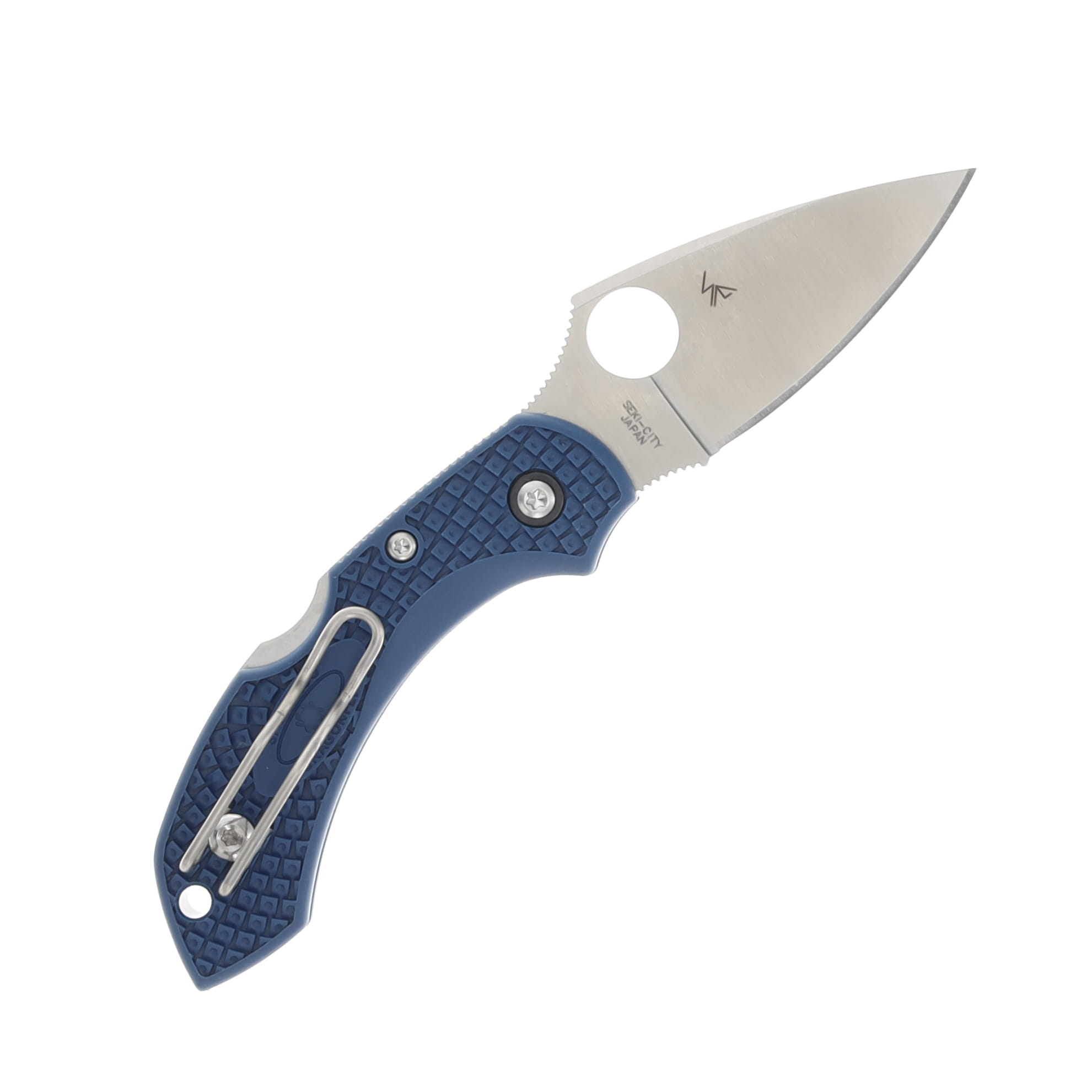 Spyderco Dragonfly 2 Cobalt Blue FRN CPM SPY27 SPC28PCBL2 View 2