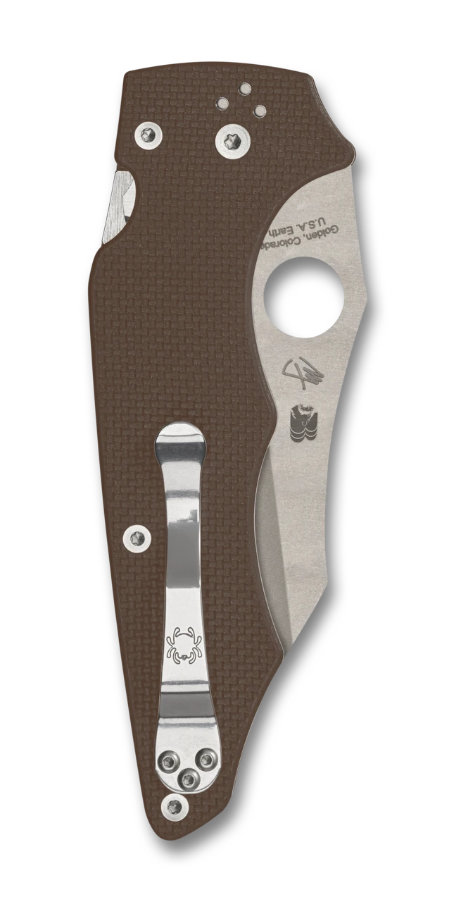 Spyderco YoJumbo Brown G-10 CPM 15V SPRINT RUN SPC253GPBN15V View 2