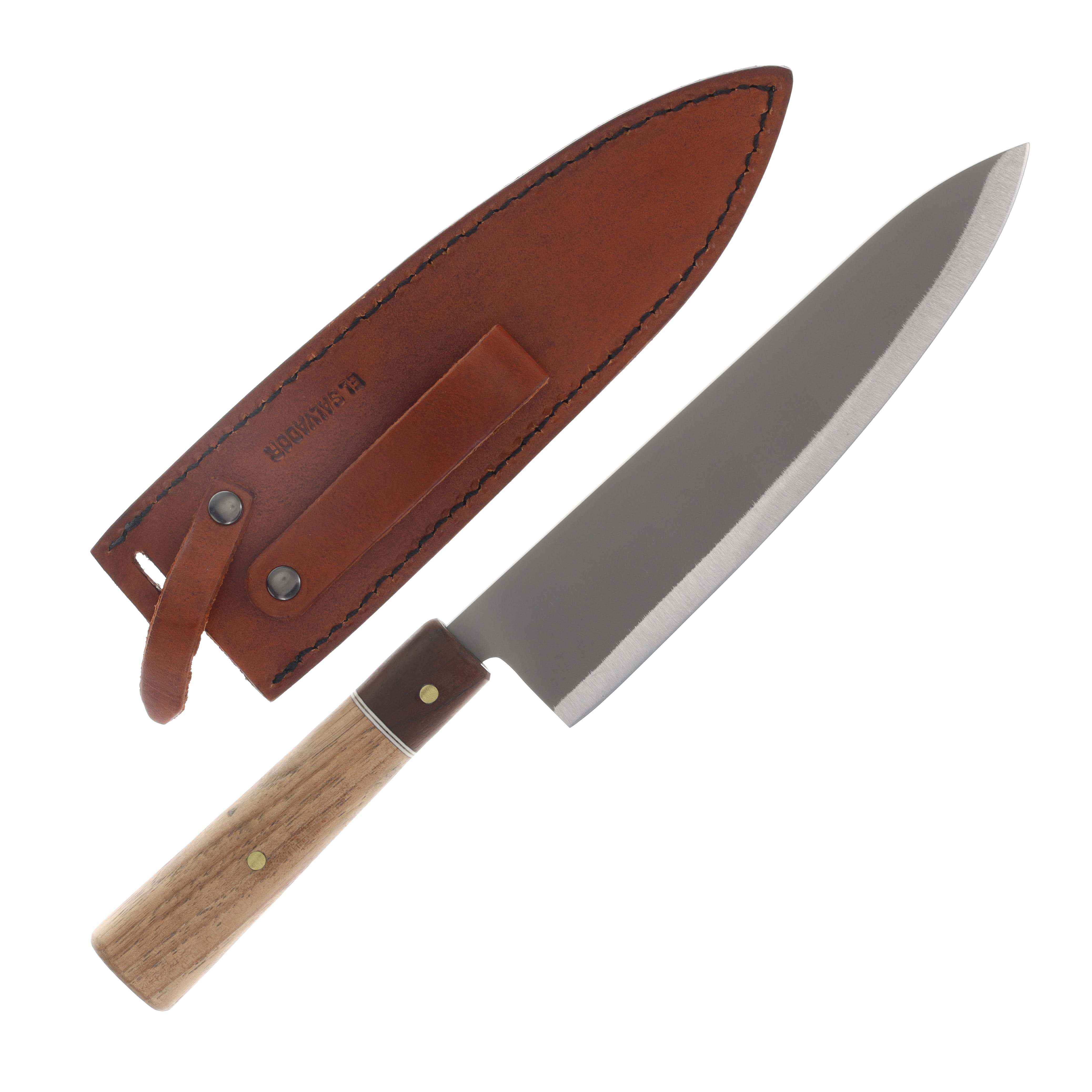 Condor Tool and Knife Kondoru Gyuto Hickory-Walnut 7.8in Satin Blade CTK500278 View 2