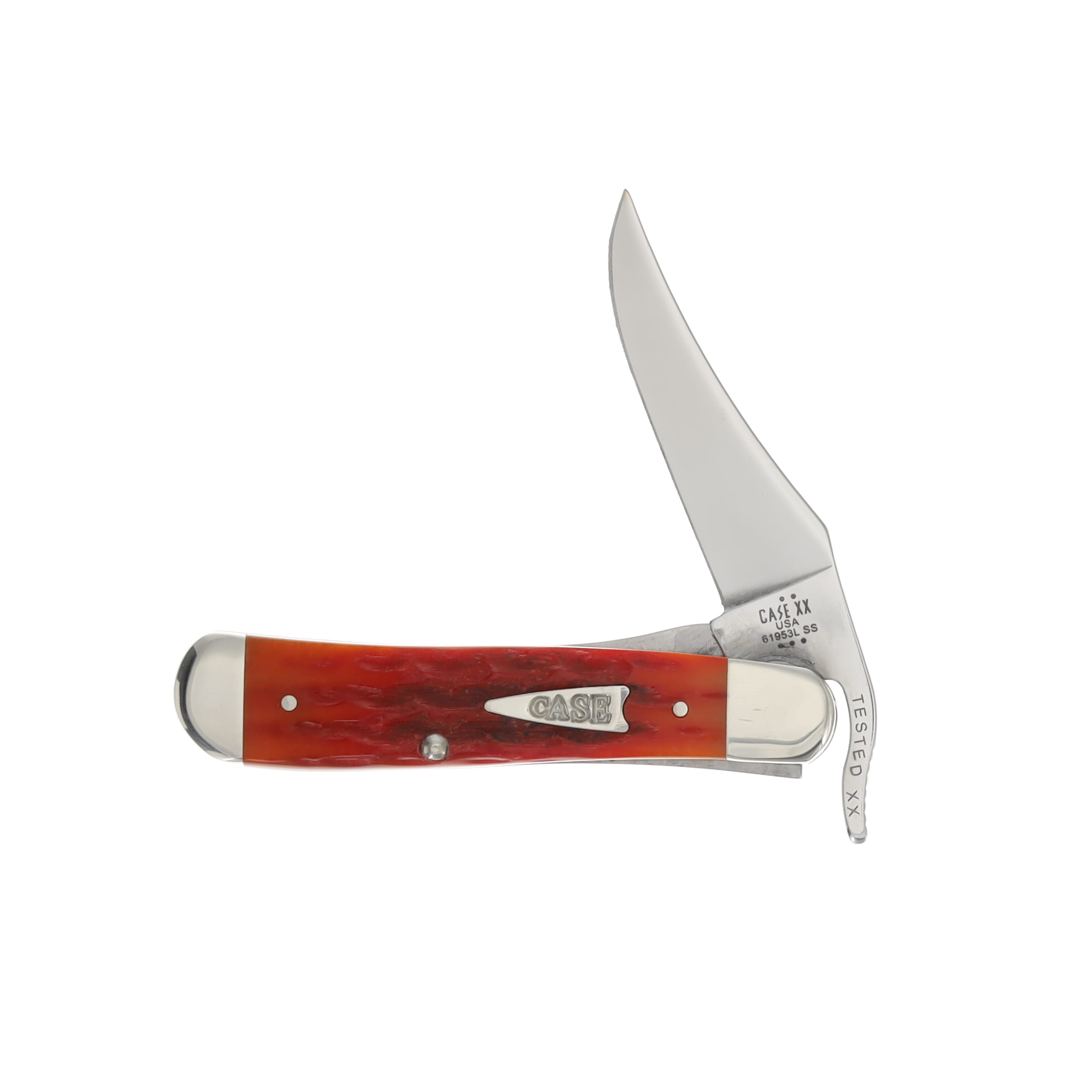 Case XX Indian Paintbrush Kinfolk Jigged Bone RussLock Folding