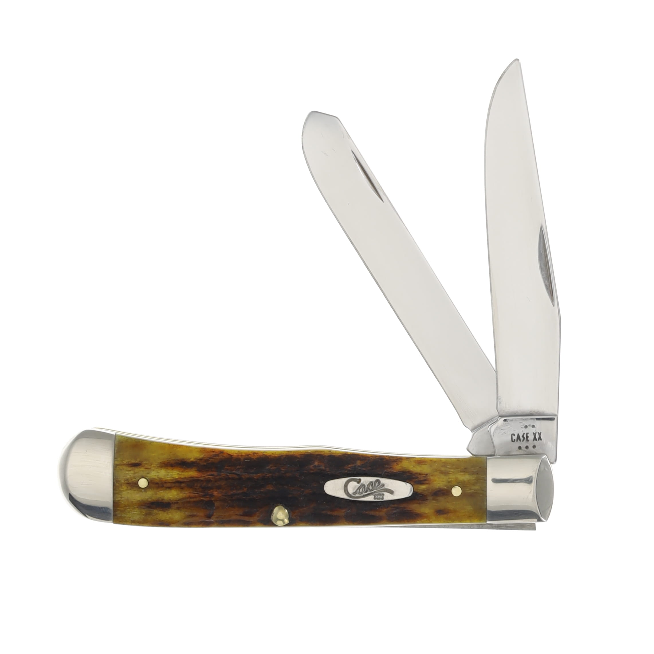 Case XX Heritage Jigged Honeycomb Bone Trapper Folding Knife CA32270 View 1