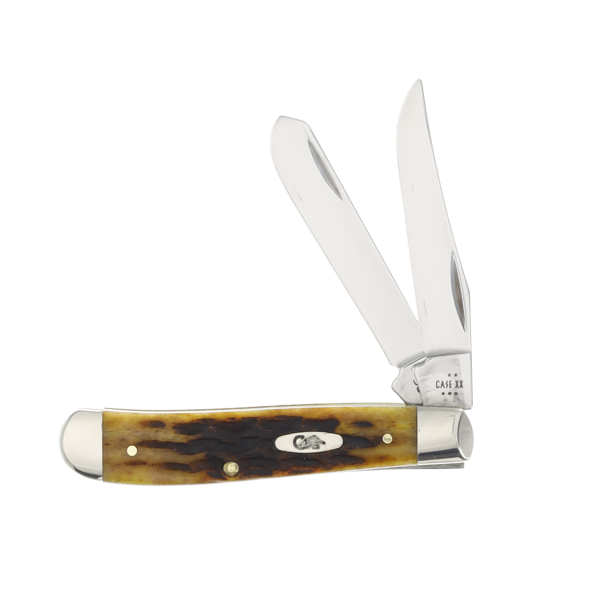 Case XX Heritage Jigged Honeycomb Bone Mini Trapper Folding Knife CA32271 View 1