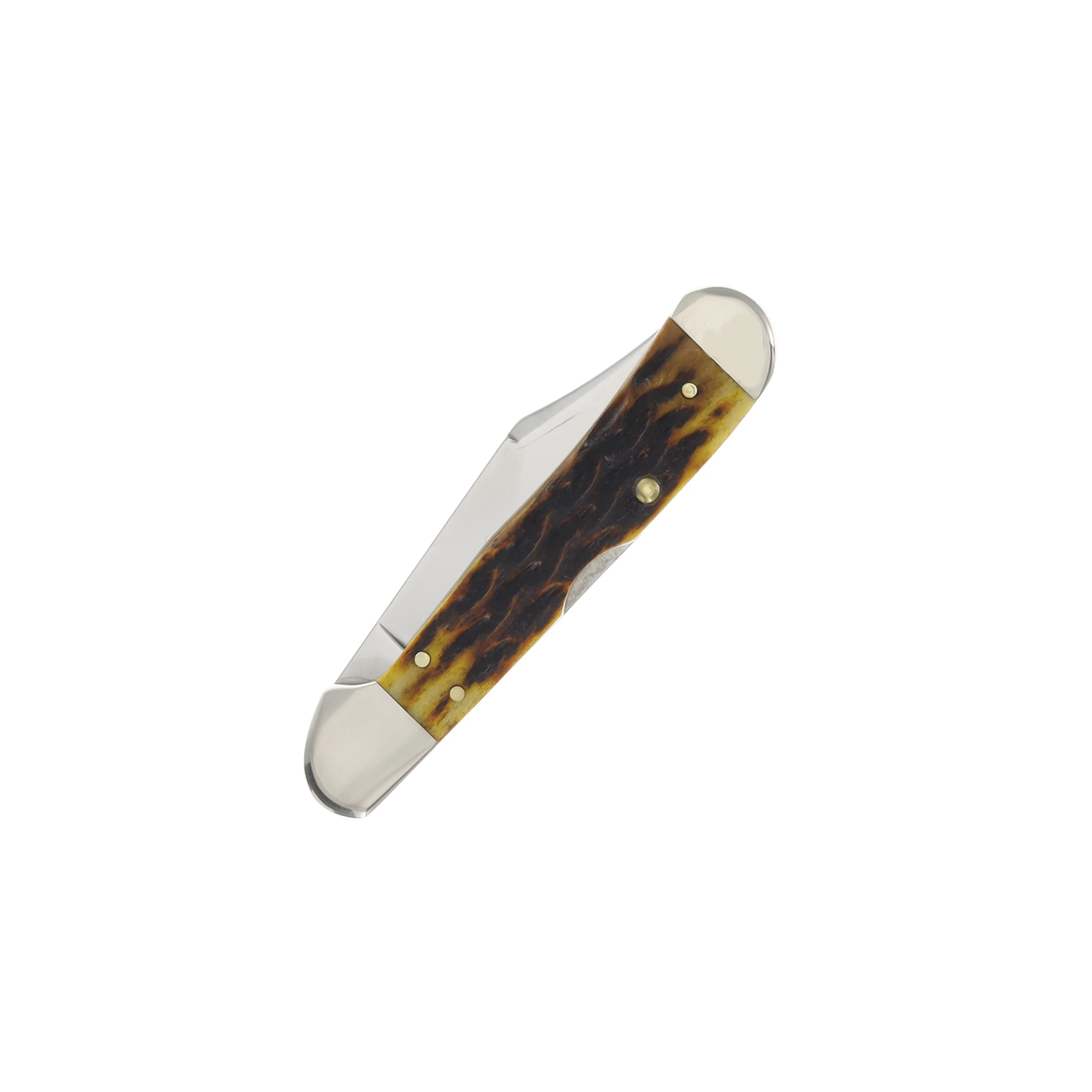 Case XX Heritage Jigged Honeycomb Bone Mini CopperLock Folding Knife CA32274 View 3