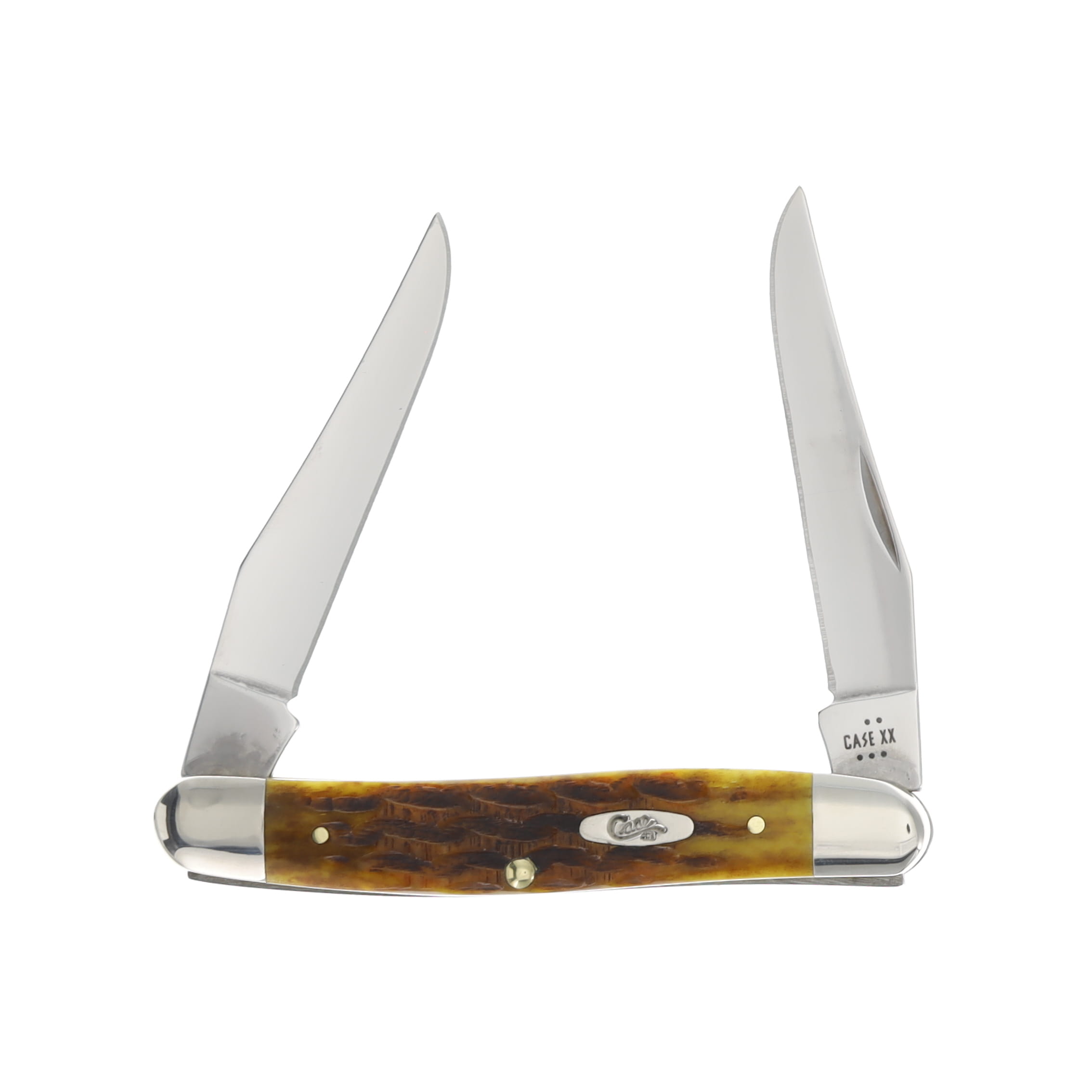 Case XX Heritage Jigged Honeycomb Bone Muskrat Folding Knife CA32275 View 1