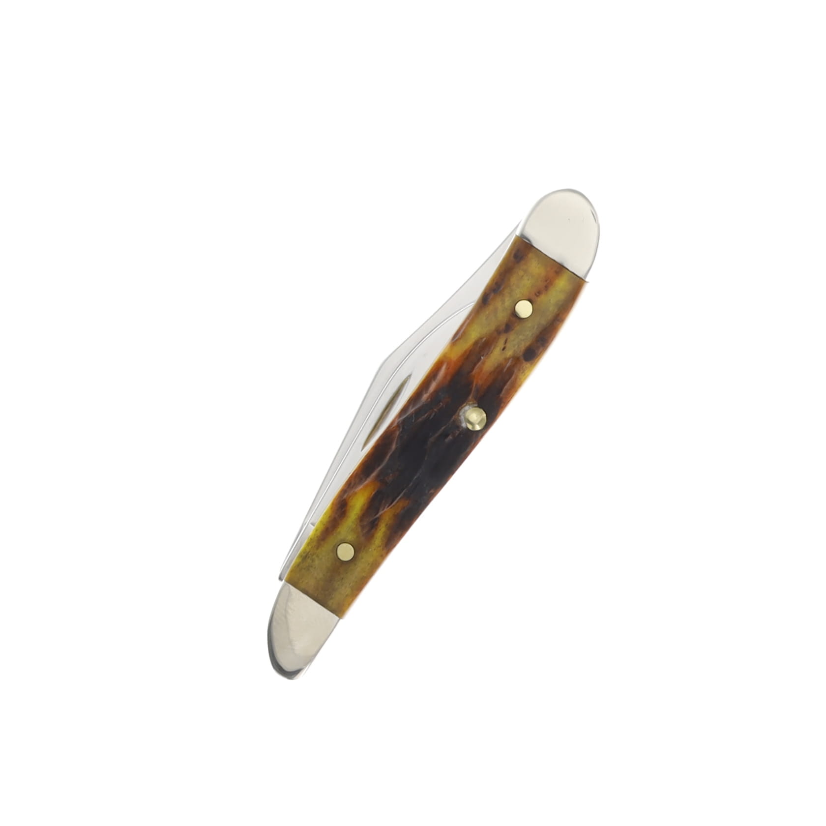 Case XX Heritage Jigged Honeycomb Bone Peanut Folding Knife CA32276 View 2