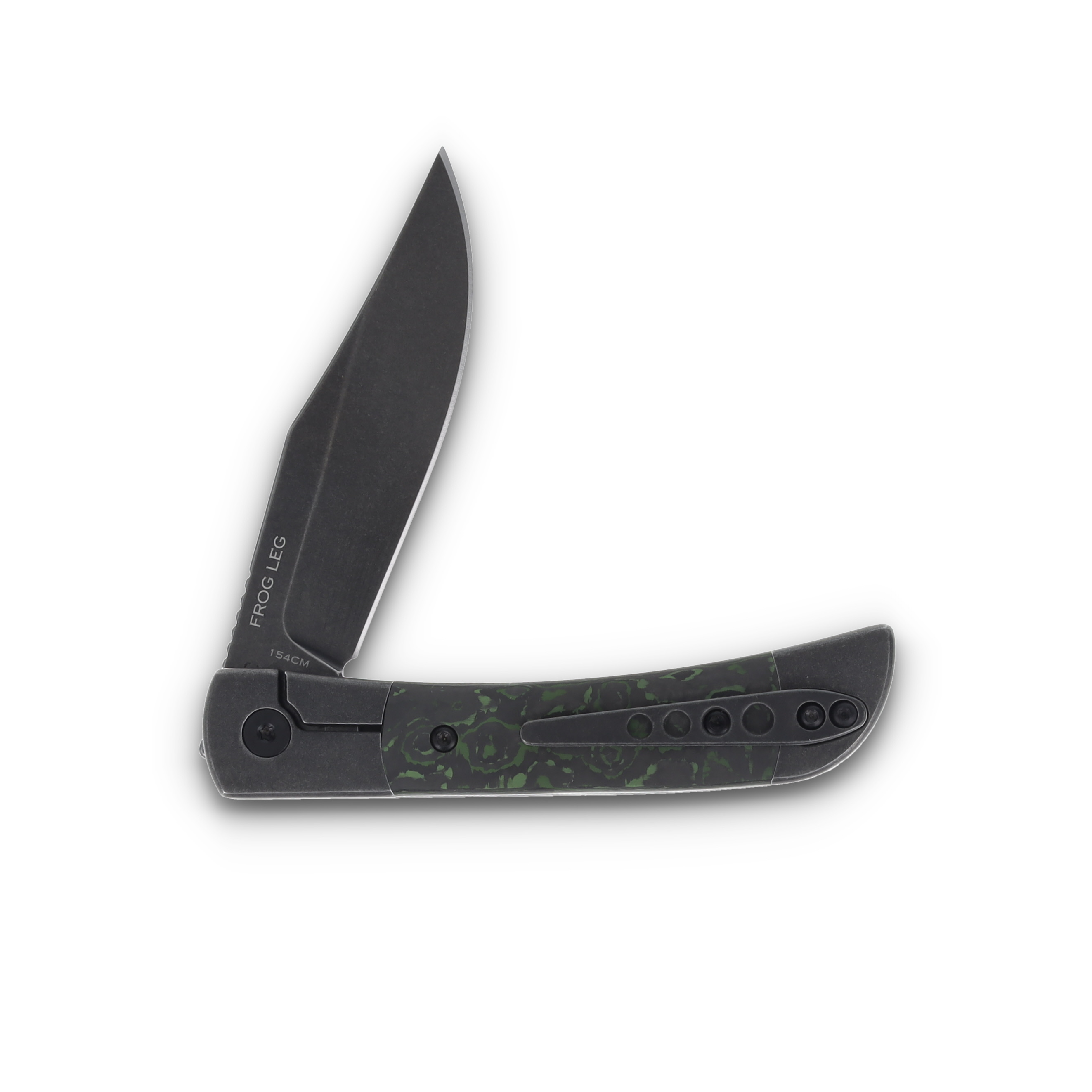Finch Frog Leg Jungle Wear Fat CF Blackwash Blade FL103 View 4
