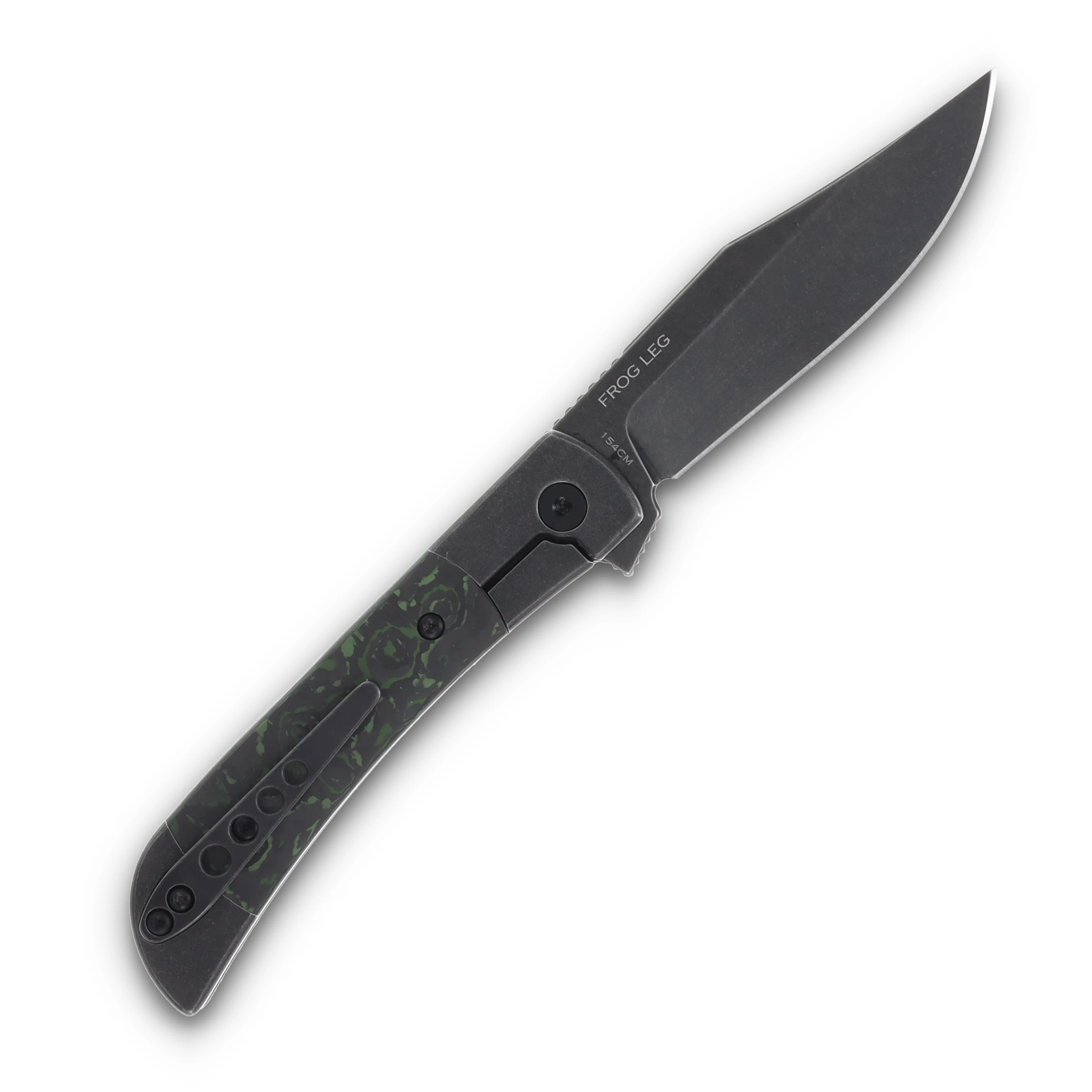 Finch Frog Leg Jungle Wear Fat CF Blackwash Blade FL103 View 2