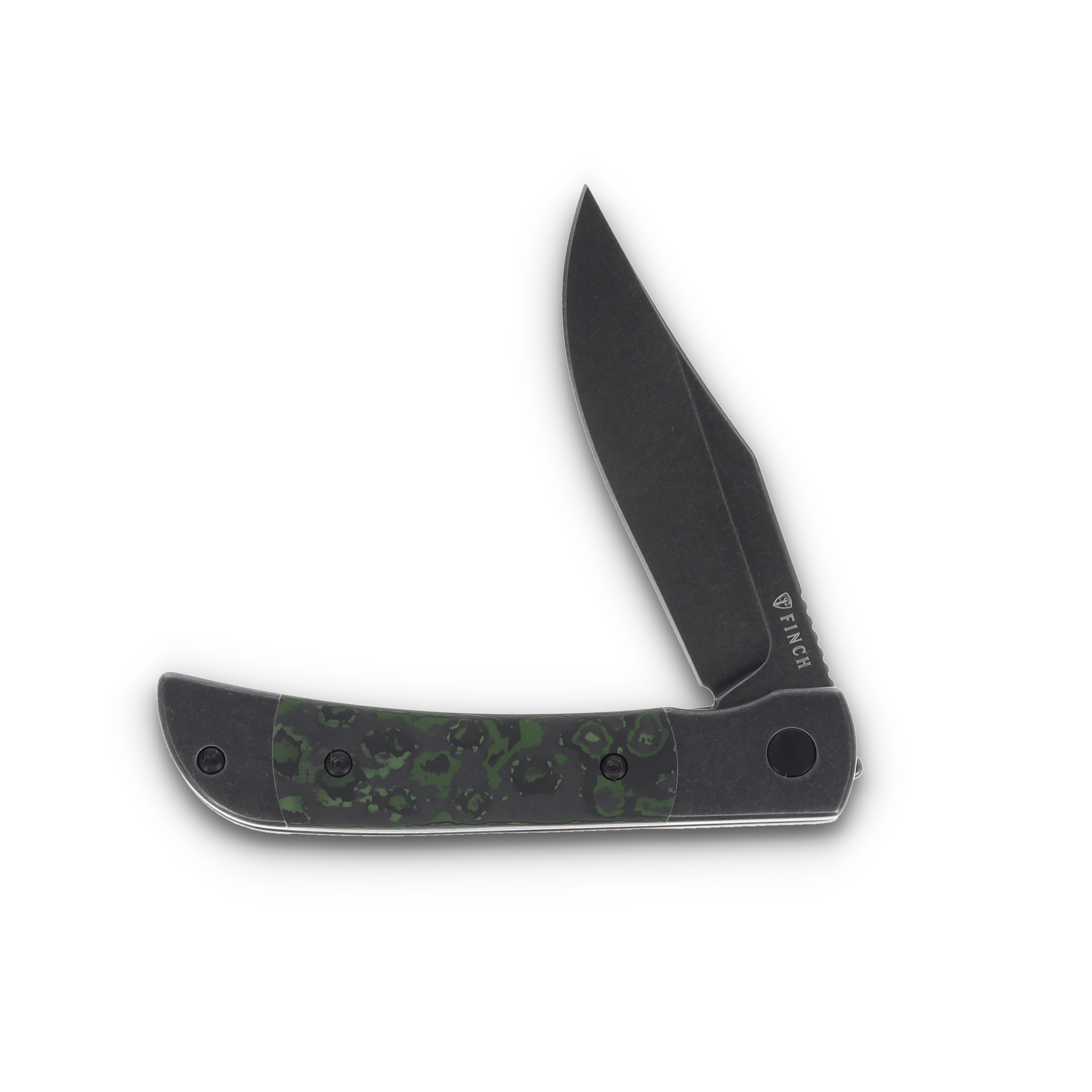 Finch Frog Leg Jungle Wear Fat CF Blackwash Blade FL103 View 3