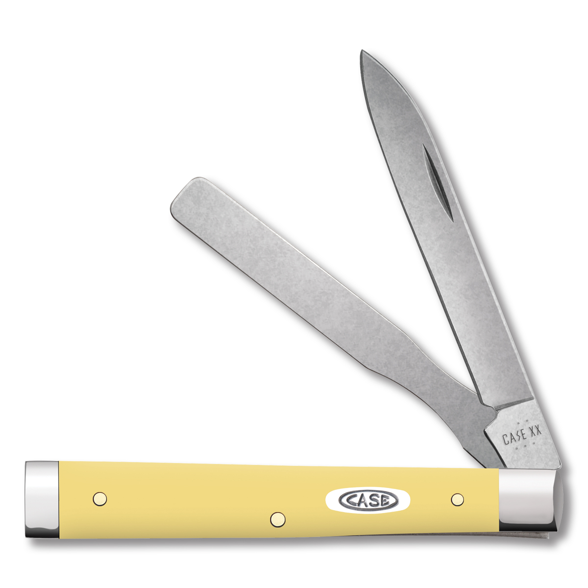 Case XX Baby Doc 2025 Vault Release Smooth Yellow Synthetic/Case Oval Shield CA81087 View 1