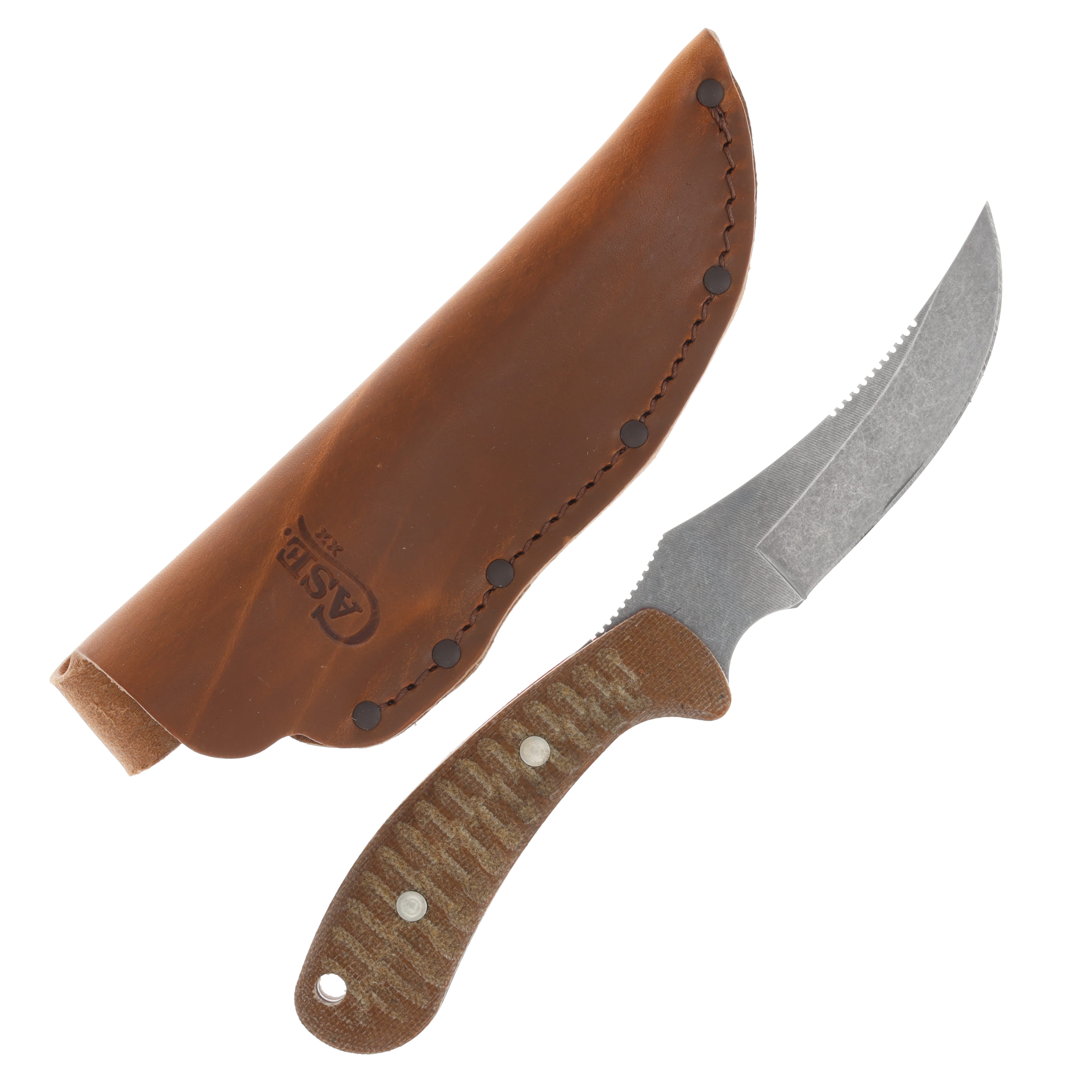 Case XX Ridgeback Hunter Fixed Blade Natural Canvas Red G10 Knife CA30592 View 2