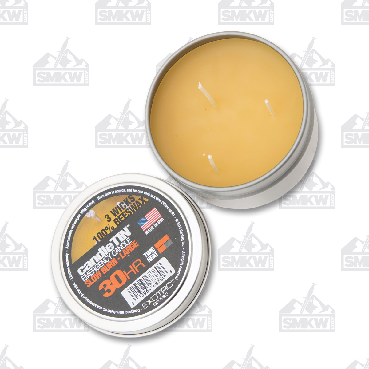 EXOTAC Slow Burn 30 Hour Large Candle Tin 002120SLO View 2