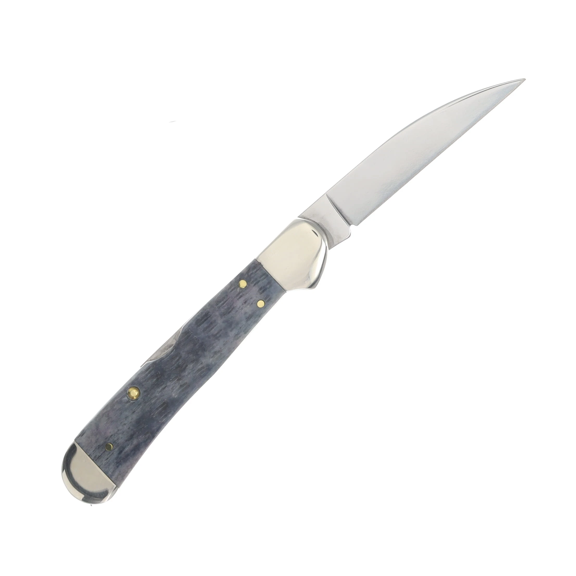 Case XX Pocket Worn CopperLock Folding Knife Crandall Jig Gray Bone CA58424 View 2