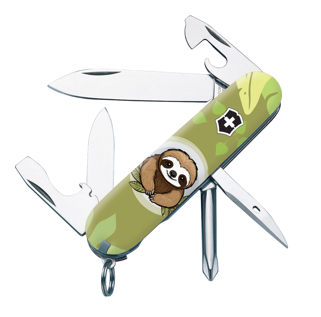 Victorinox SMKW Exclusive Tinker Swiss Army Knife Sloth Don't Hurry V1173 View 1
