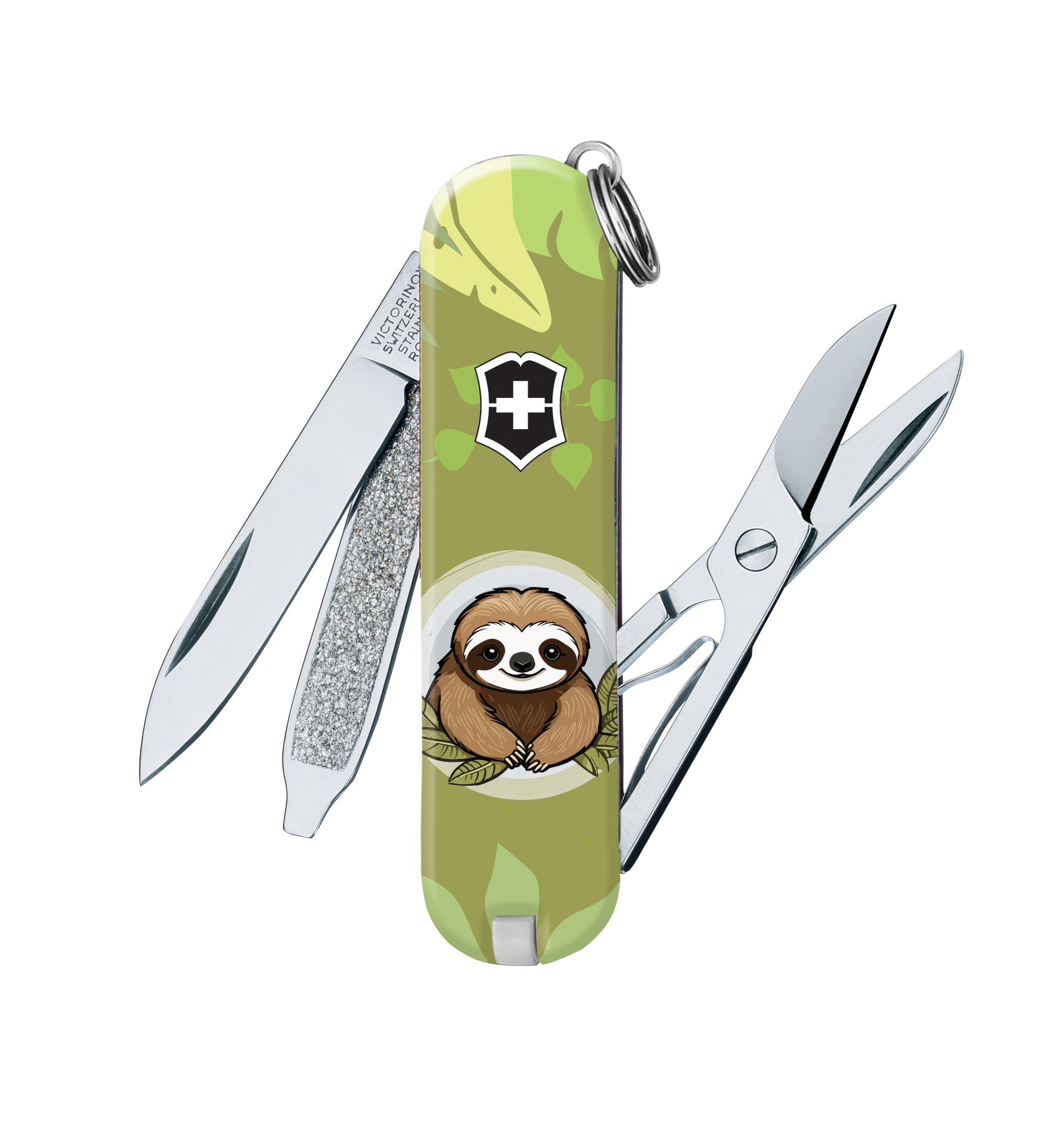 Victorinox SMKW Exclusive Classic SD Swiss Army Knife Sloth Don't Hurry V1174 View 1