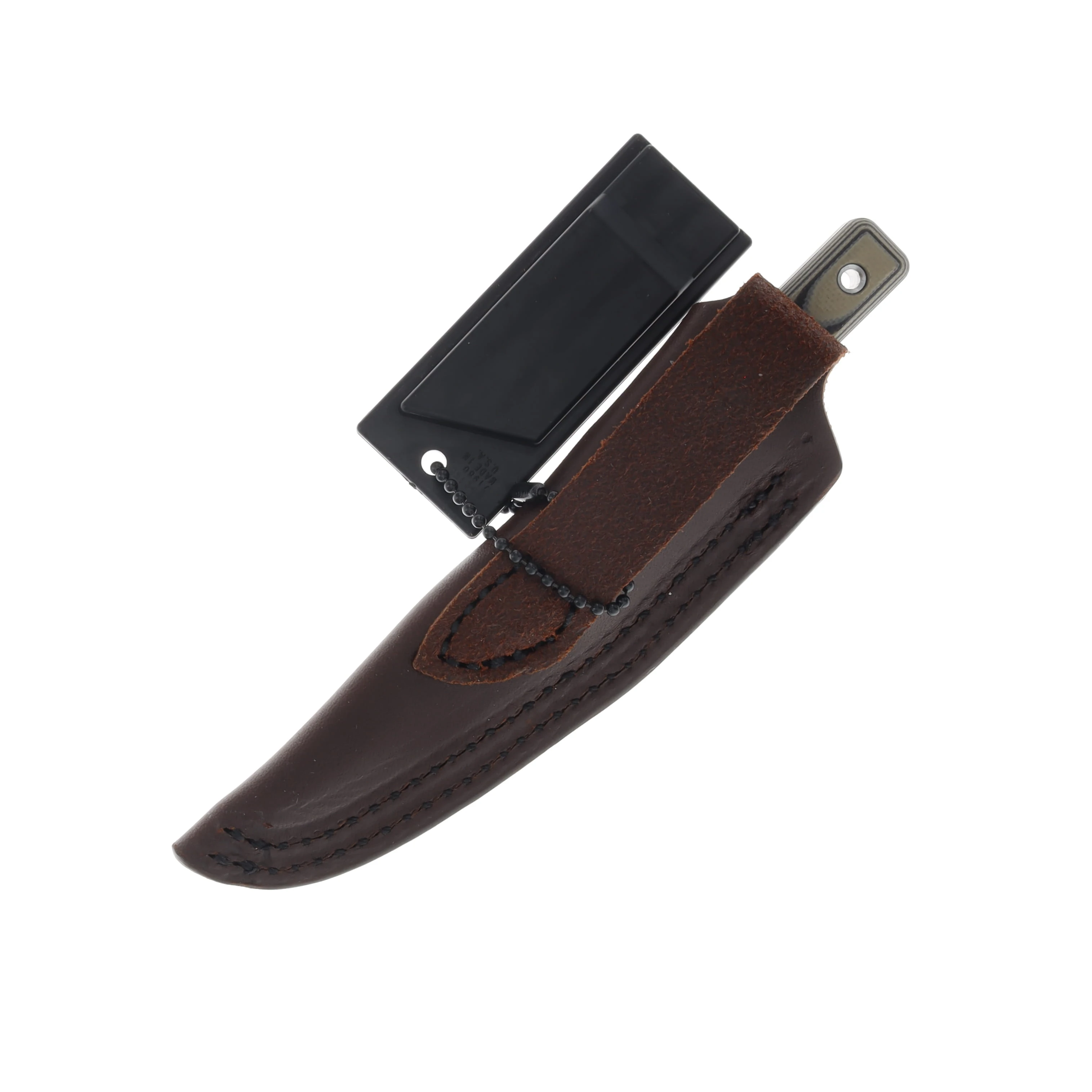 TOPS Wood Nymph Fixed Blade Knife 2.25 Inch Plain Tumbled Drop Point TPWDNP-01 View 4