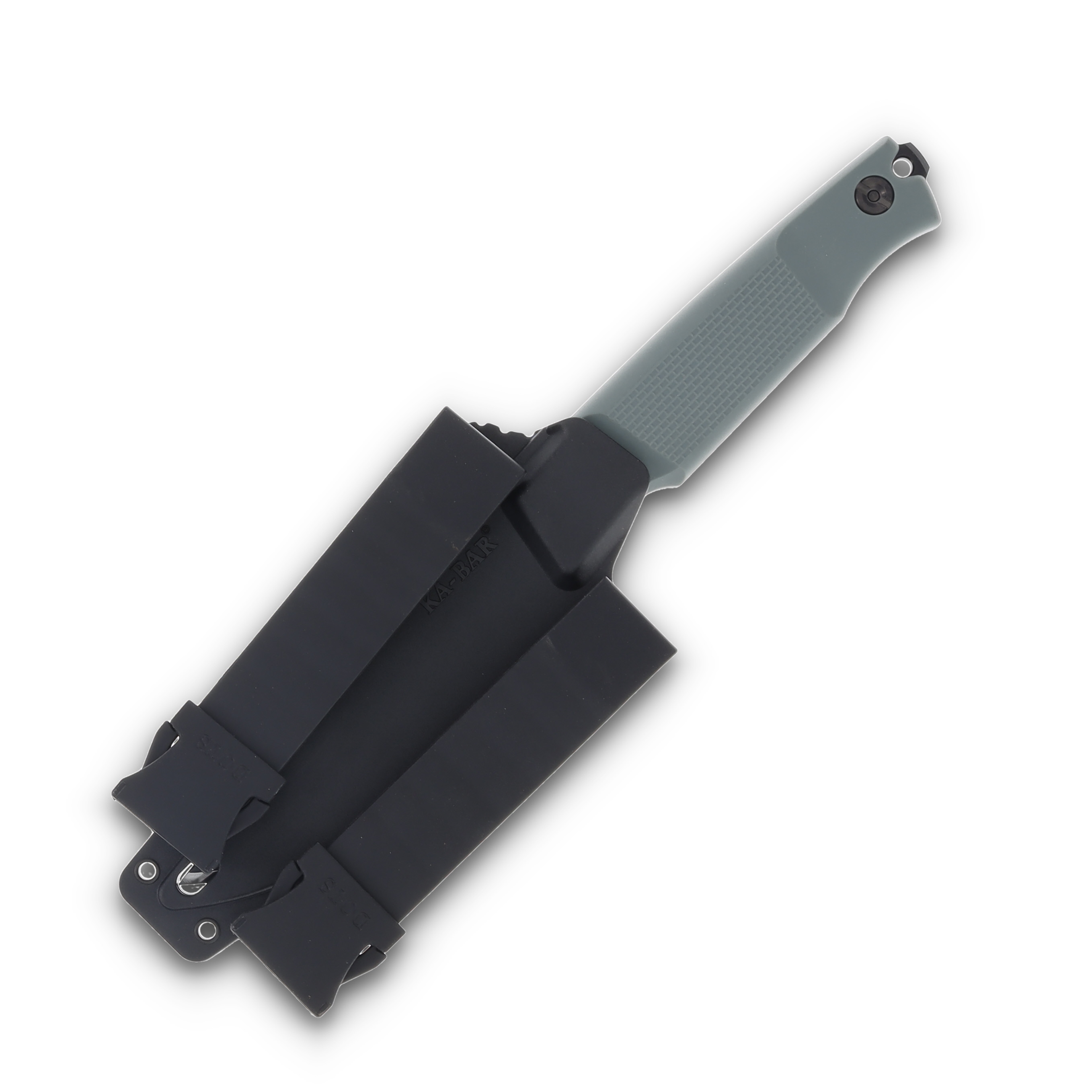 KA-BAR Apex Fixed Blade Knife Green 3.9 Inch Plain Black Clip Point KA5500 View 7