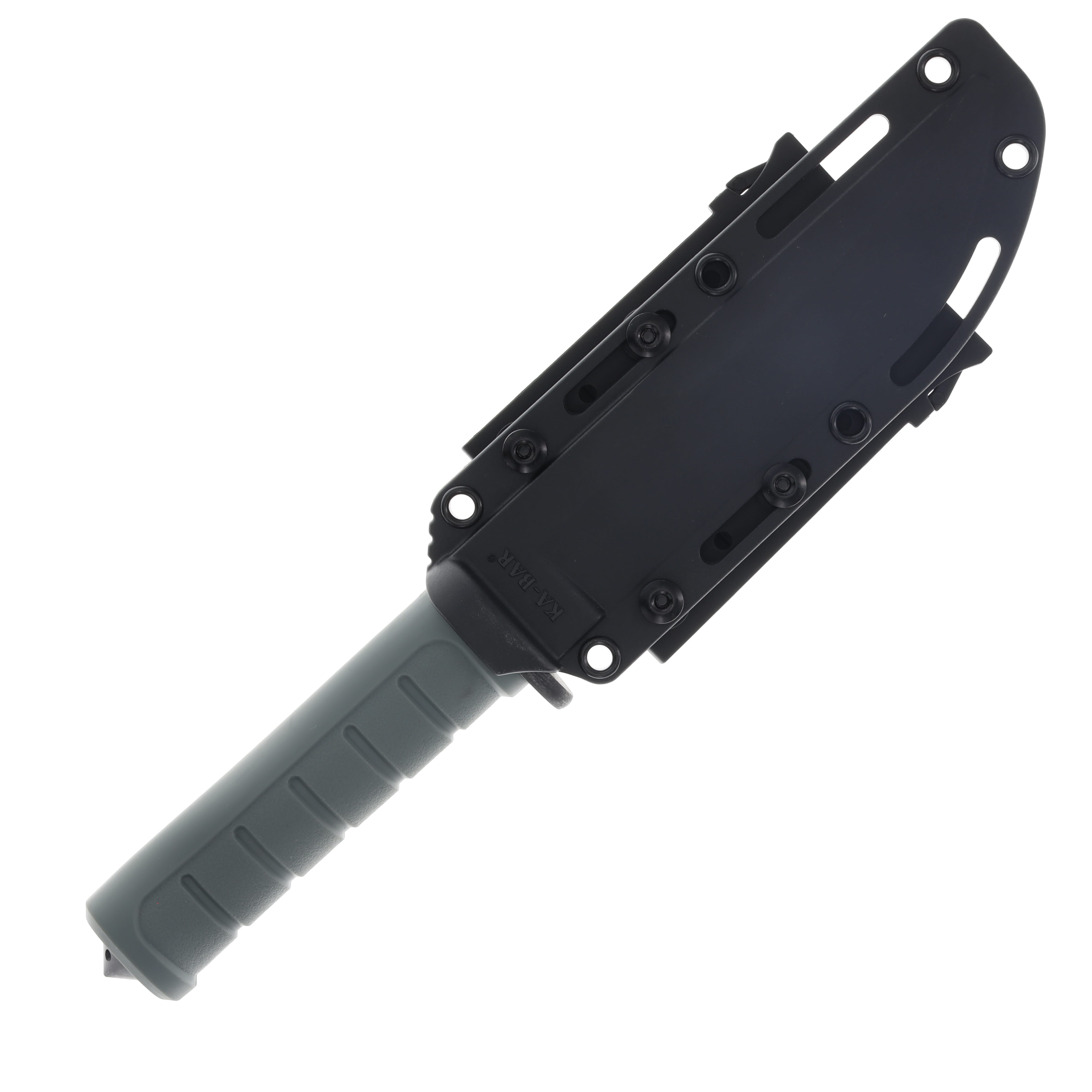 KA-BAR Dust I Fixed Blade Knife Green 6.12 Inch Plain Black Clip Point KA6100 View 4