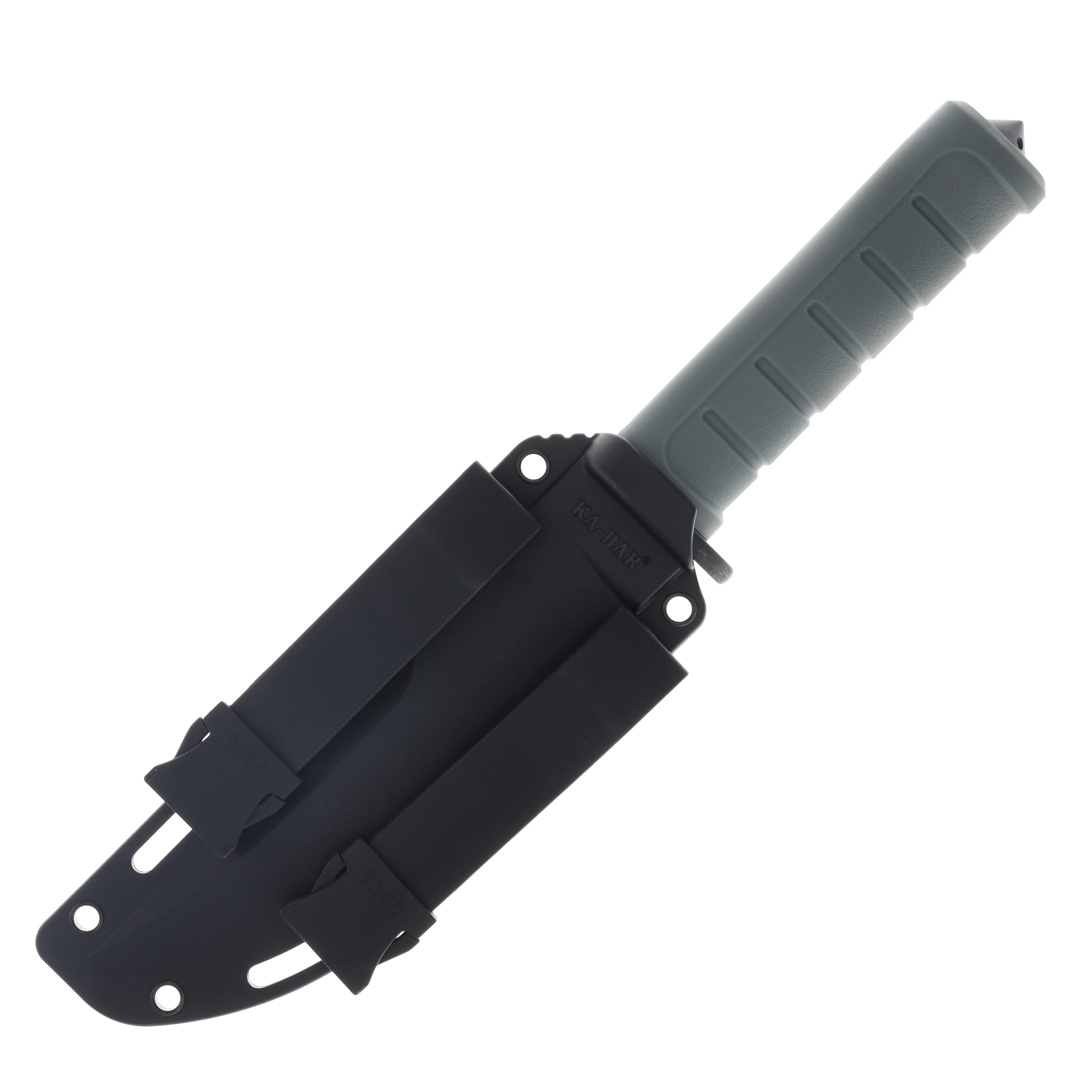 KA-BAR Dust I Fixed Blade Knife Green 6.12 Inch Plain Black Clip Point KA6100 View 3