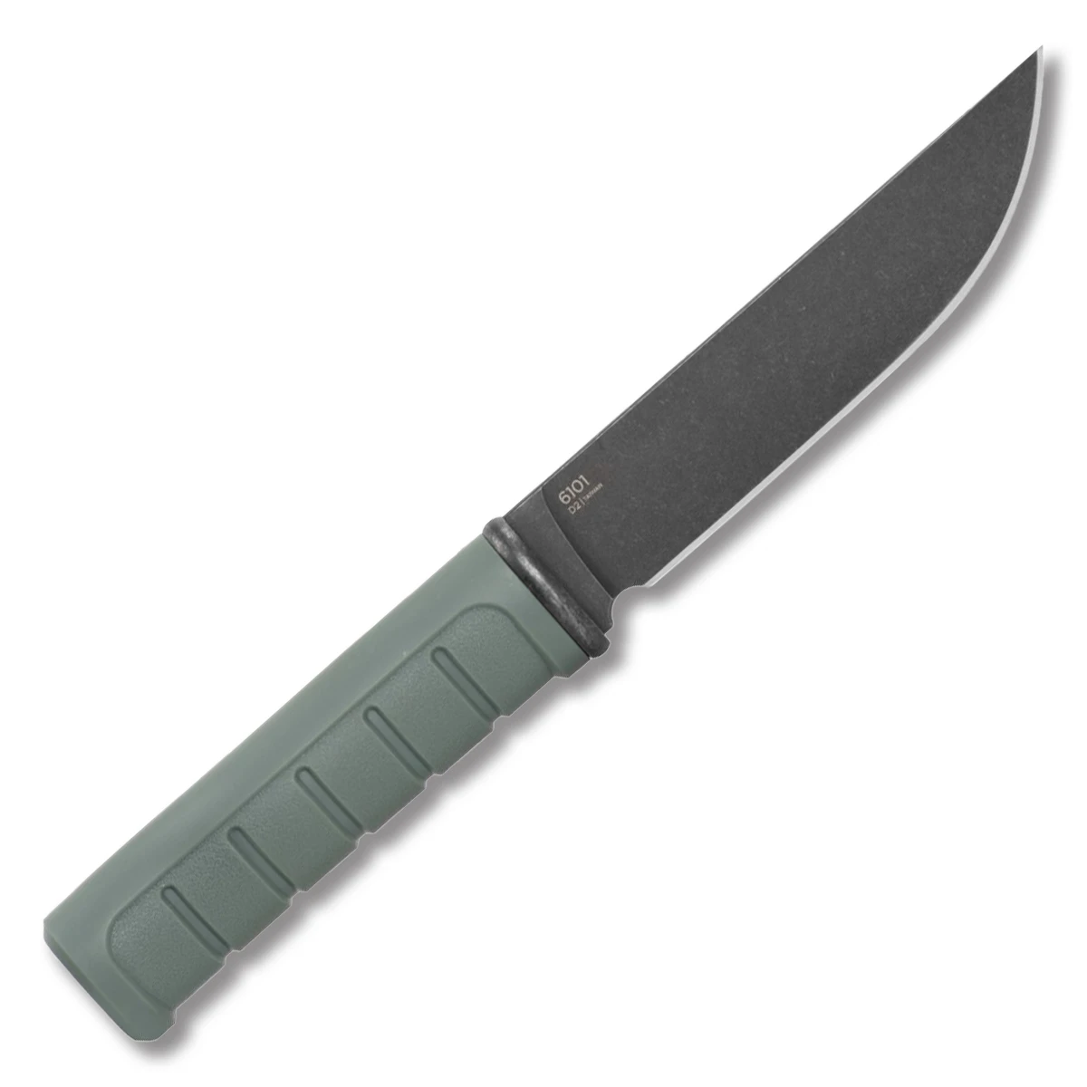 KA-BAR Dust II Fixed Blade Knife Green 5.25in Plain Black Clip Point KA6101 View 2