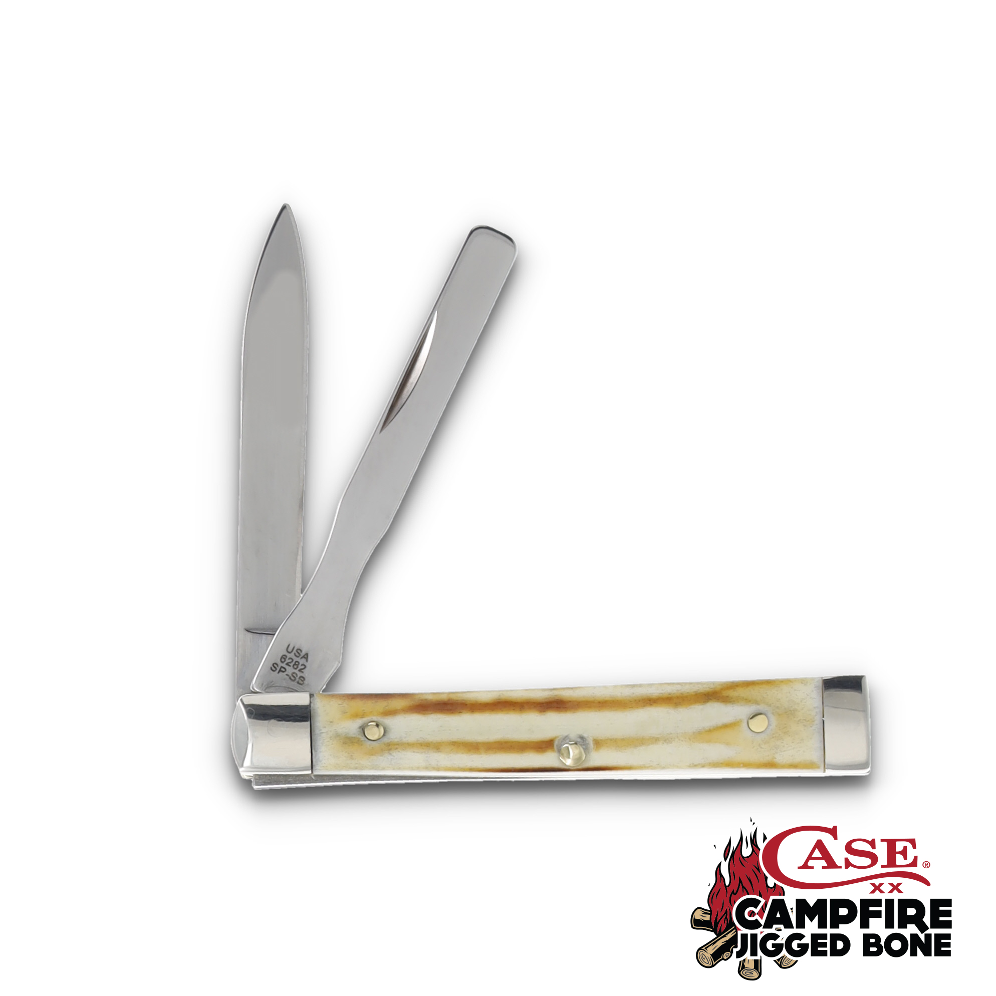 Case XX SMKW Exclusive Baby Doc 2025 Vault Release Campfire Jigged Bone CA21797 View 2
