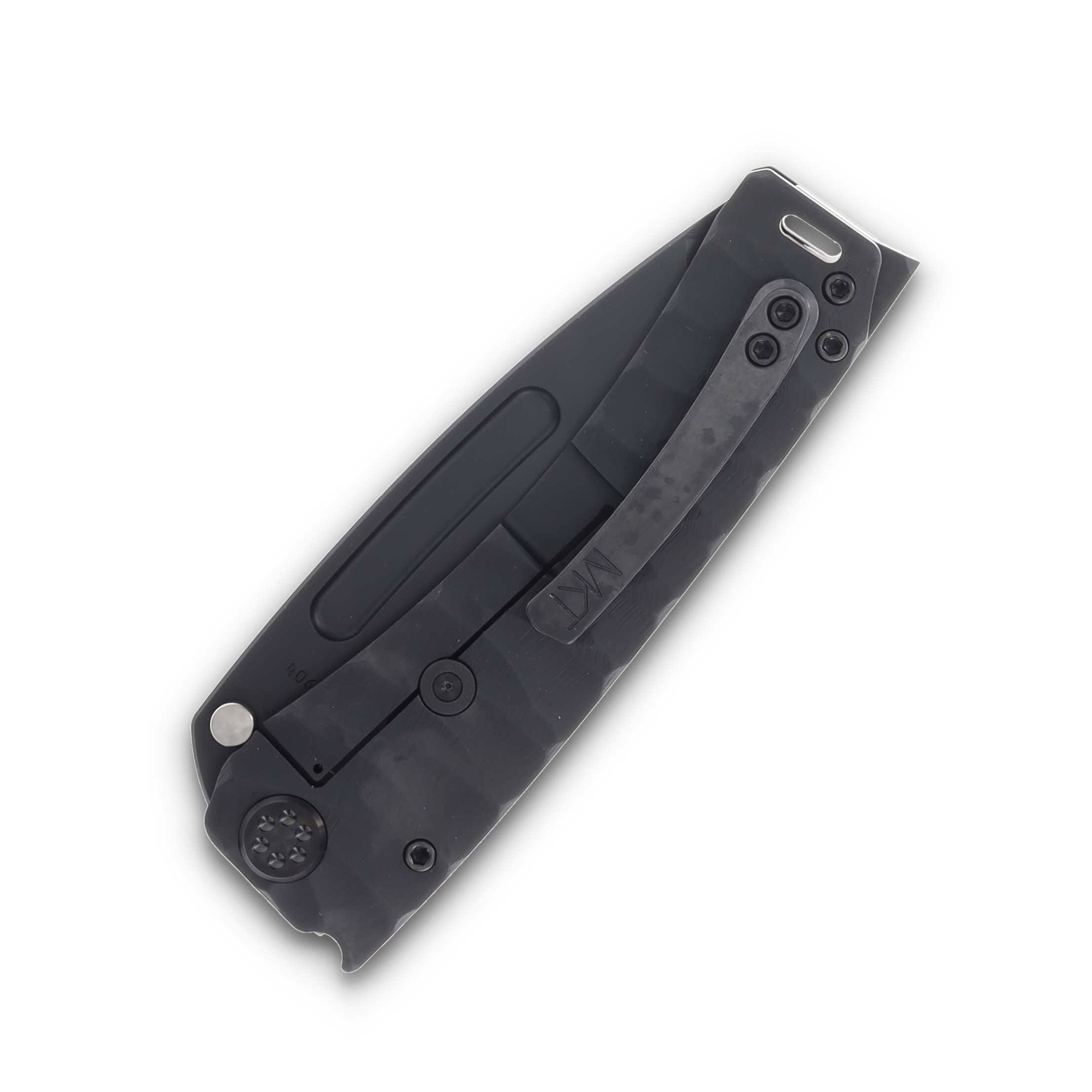 Medford Marauder H Predator Folding Knife 3.75in Black DLC Tanto Blade MK0454PT-30PV-TPCP-BP View 6