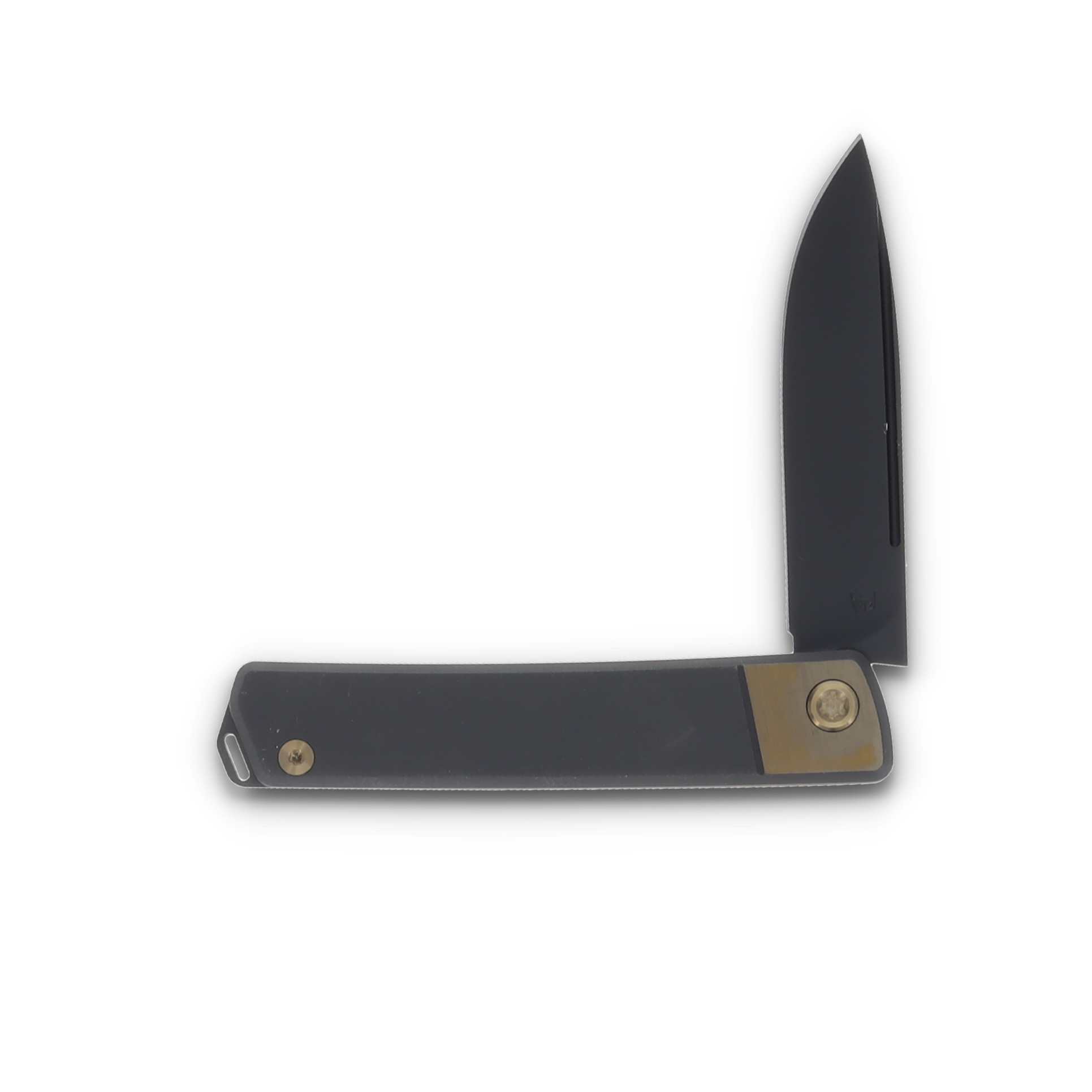 Medford Gentleman Jack-2 S45VN DLC Drop Point Blade Blckw/Bronze Bolsters Handle Bronze Hardware & Brushed Bronze Clip MK2114PD-31A6-T1C1-Q4 View 3