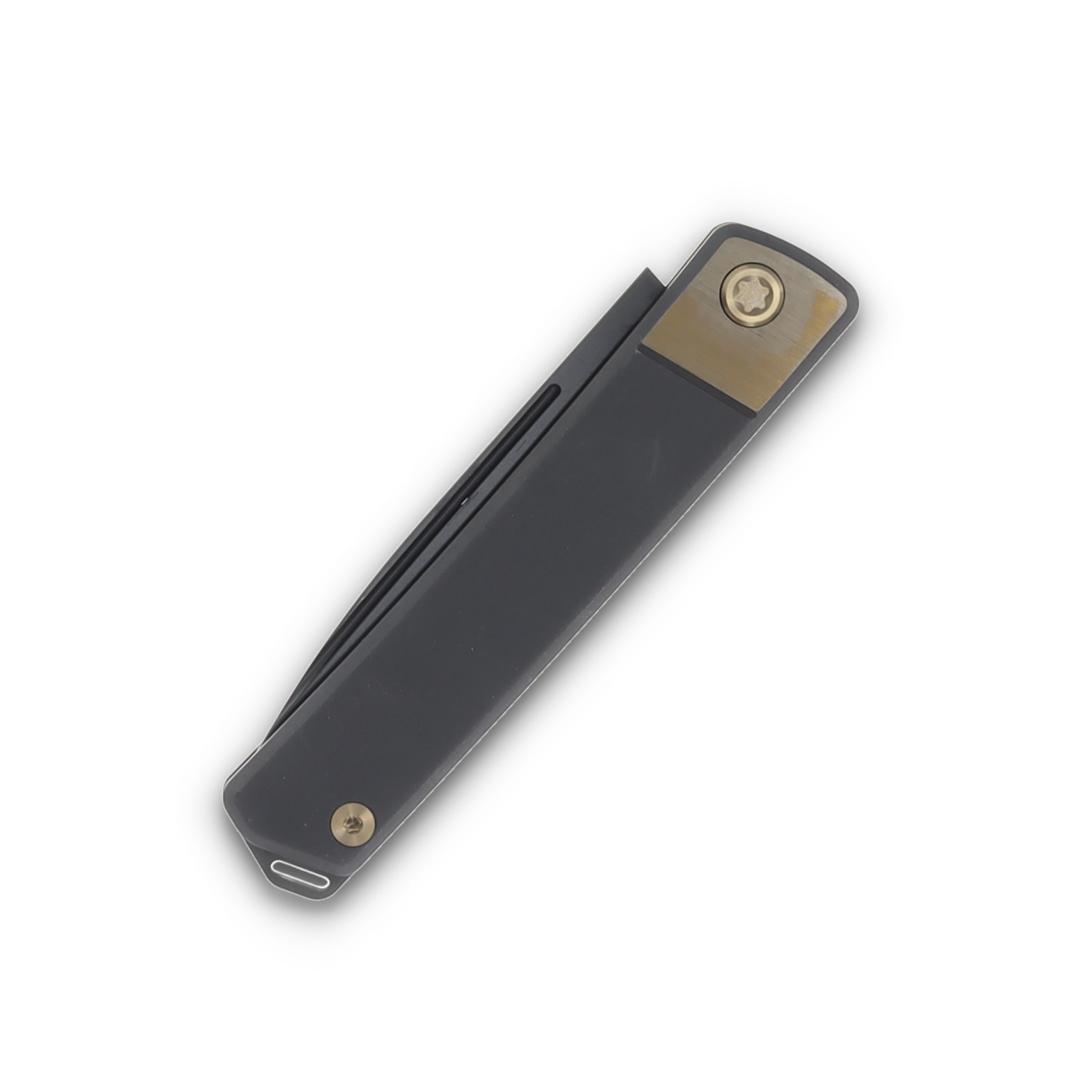 Medford Gentleman Jack-2 S45VN DLC Drop Point Blade Blckw/Bronze Bolsters Handle Bronze Hardware & Brushed Bronze Clip MK2114PD-31A6-T1C1-Q4 View 5