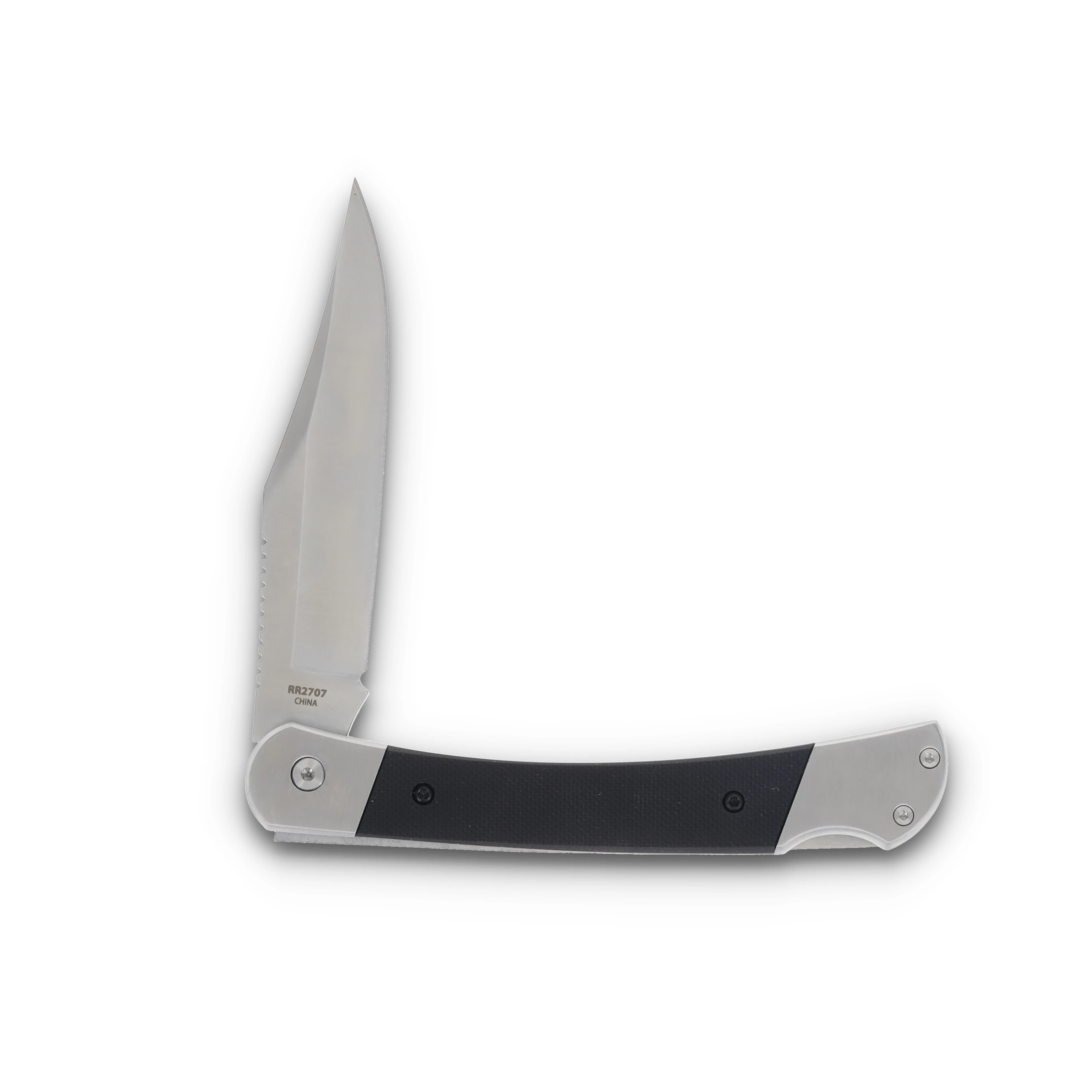 Rough Rider 5in Lockback Black G-10 w Red Liners RR2707 View 4