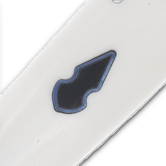 Rough Rider White Smooth Bone Sheepsfoot Barlow with Arrowhead Shield RR2708 View 9