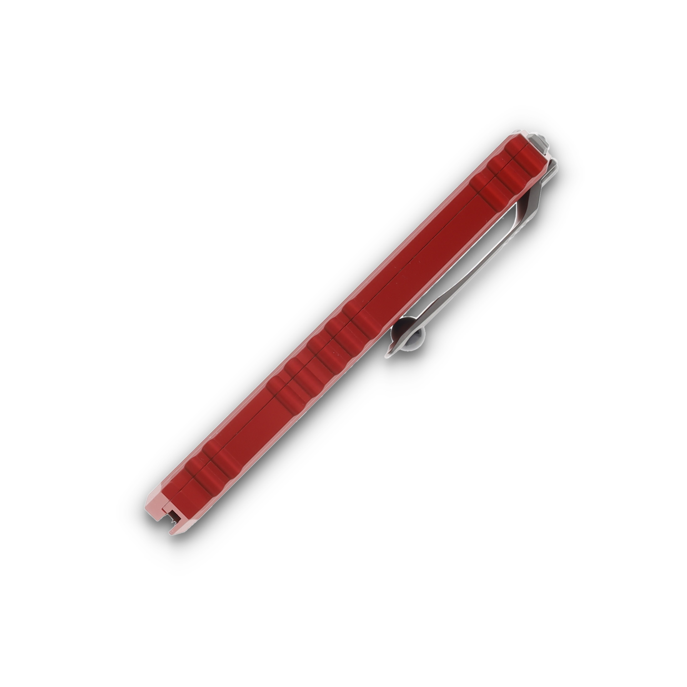 Microtech Cypher II D/E OTF Auto Knife Red Al 3.5in SW Part Serrated Dagger AUMT124211RD View 6