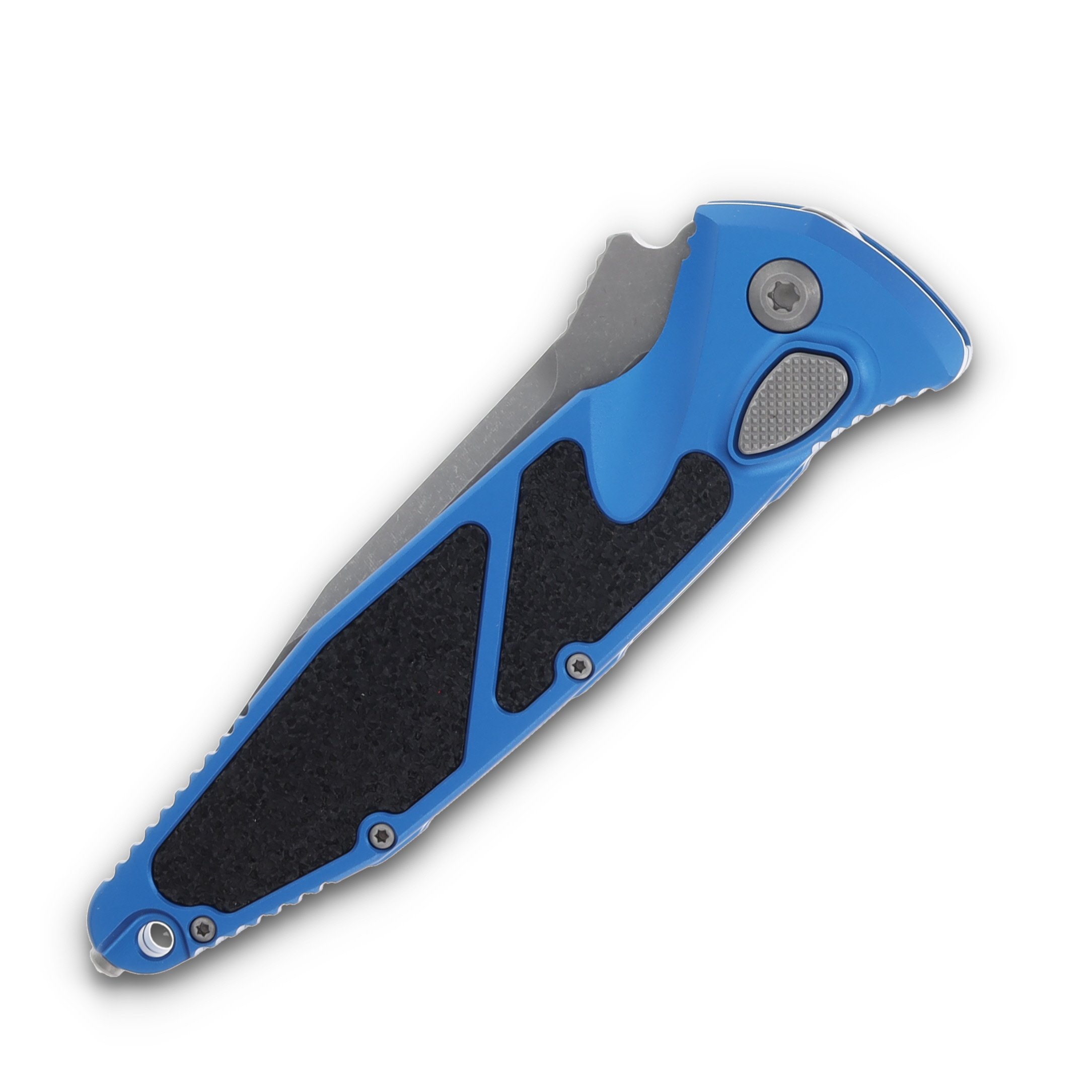 Microtech Socom Elite S/E Auto Apocalyptic Standard Blue AUMT160A10APBL View 3