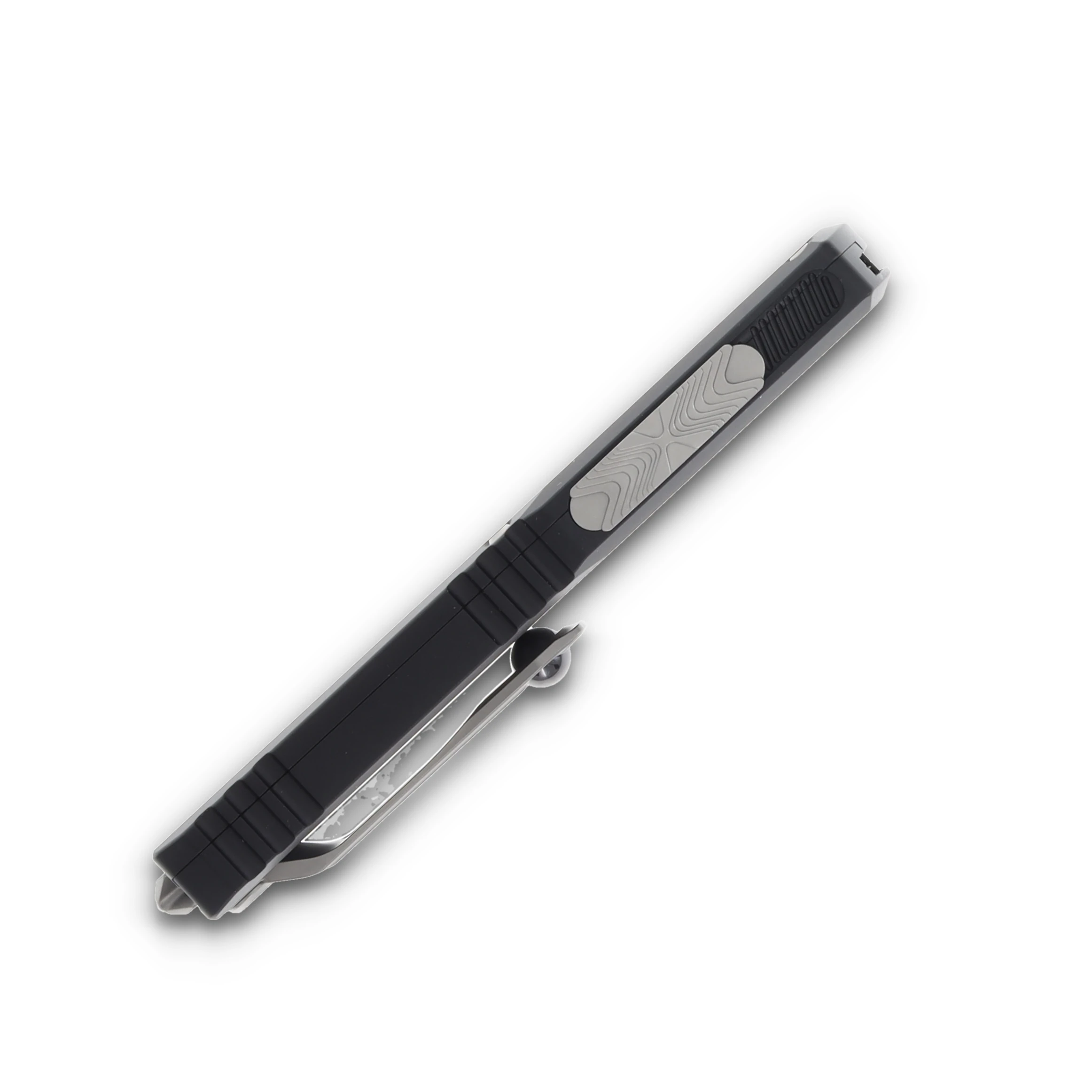 Microtech Ultratech GEN III ZBP OTF Auto Black 3.55in Stonewash Drop Point Blade AUMT112110 View 5