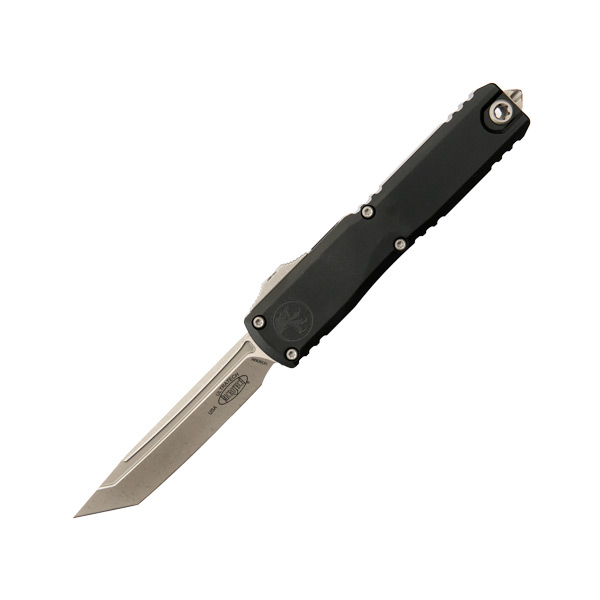 Microtech Ultratech GEN III ZBP OTF Auto Black 3.55in Apocalyptic Tanto Blade AUMT112310AP View 1