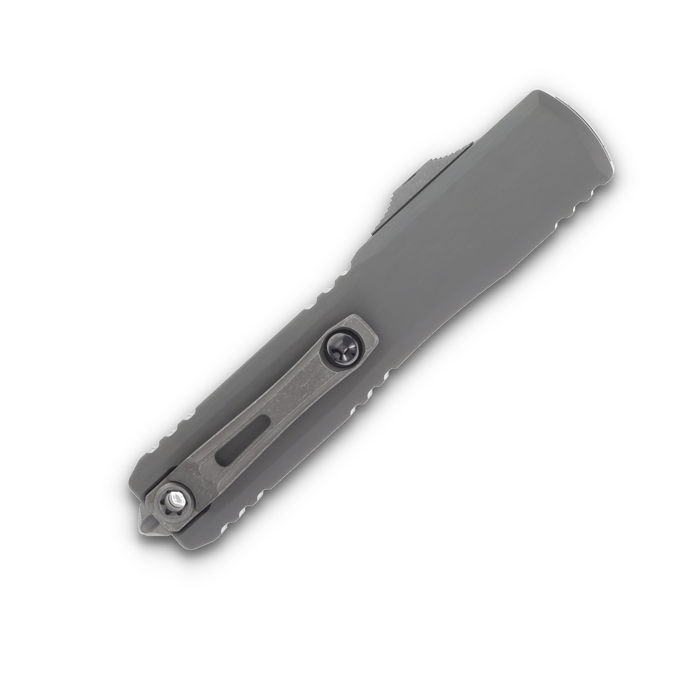 Microtech Ultratech GEN III ZBP OTF Auto Natural Clear 3.55in Apocalyptic Tanto Blade AUMT112310APNC View 4