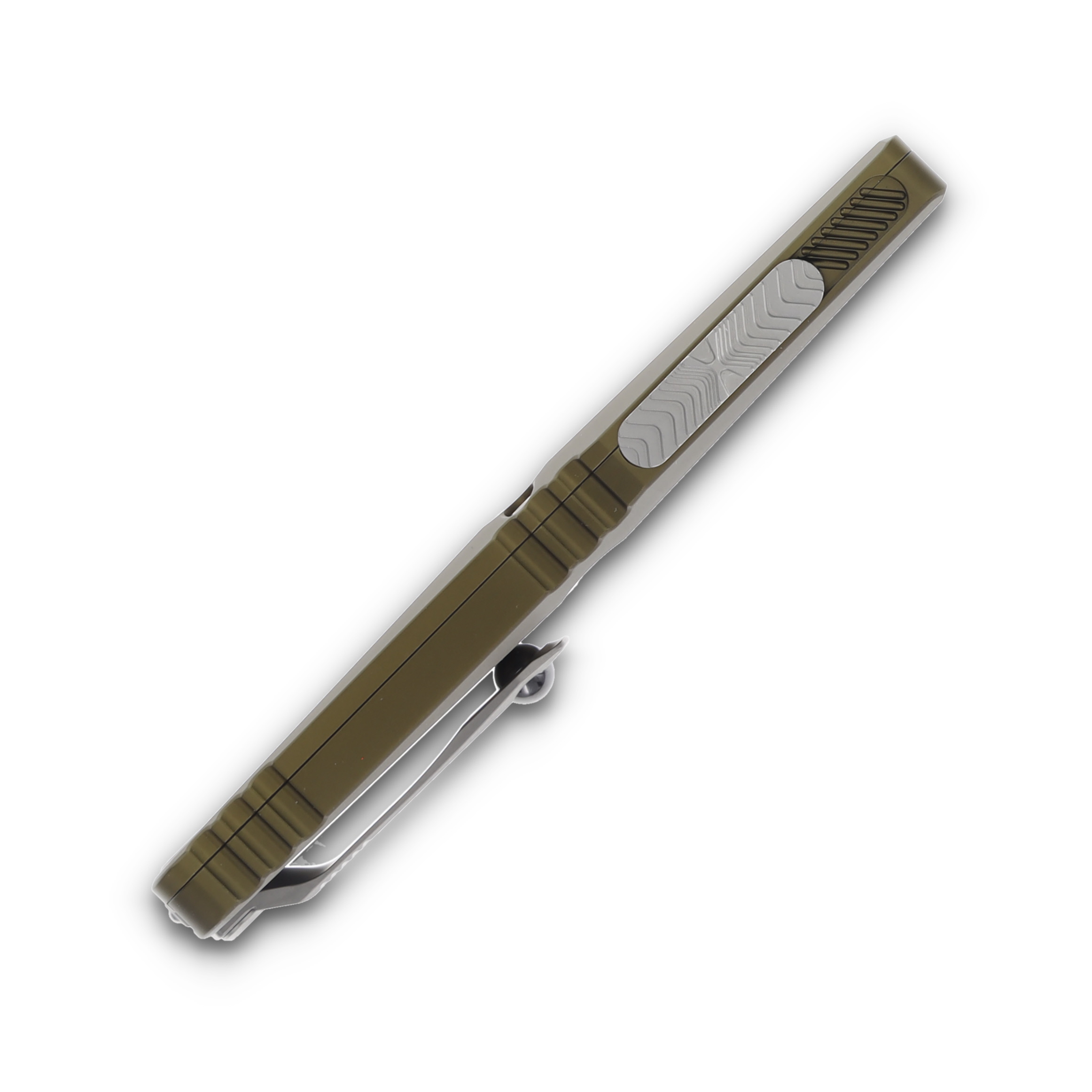Microtech Combat Troodon Gen III D/E OTF OD Green 4.0in SW Full Serrated Tanto AUMT114412OD View 6