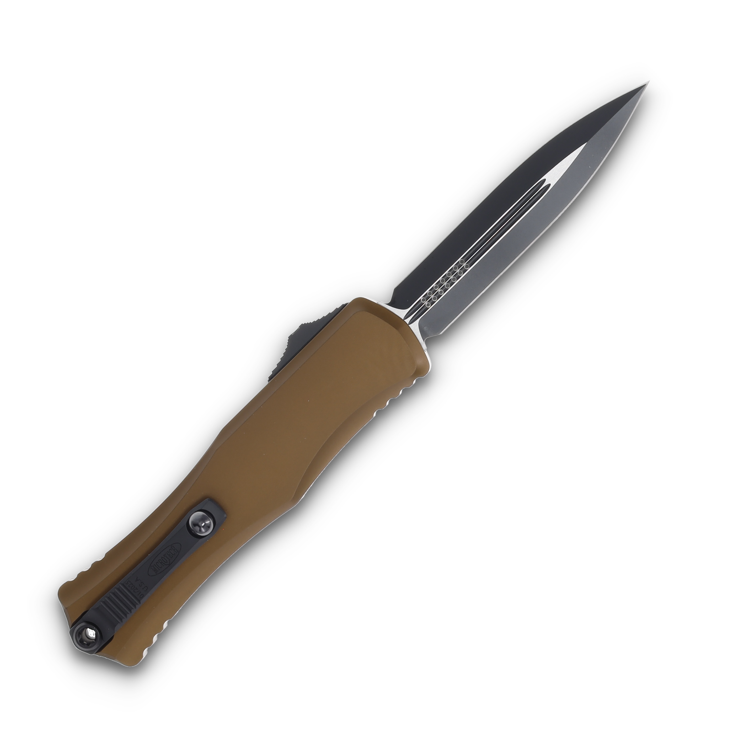 Microtech HERA II D/E Black Standard Tan AUMT17021TA View 2