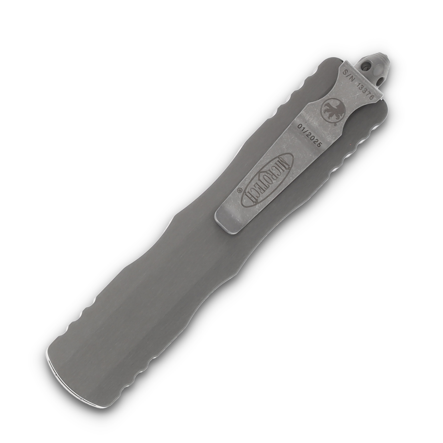 Microtech Dirac Delta D/E Apocalyptic Full Serrated Natural Clear AUMT22712APNC View 4
