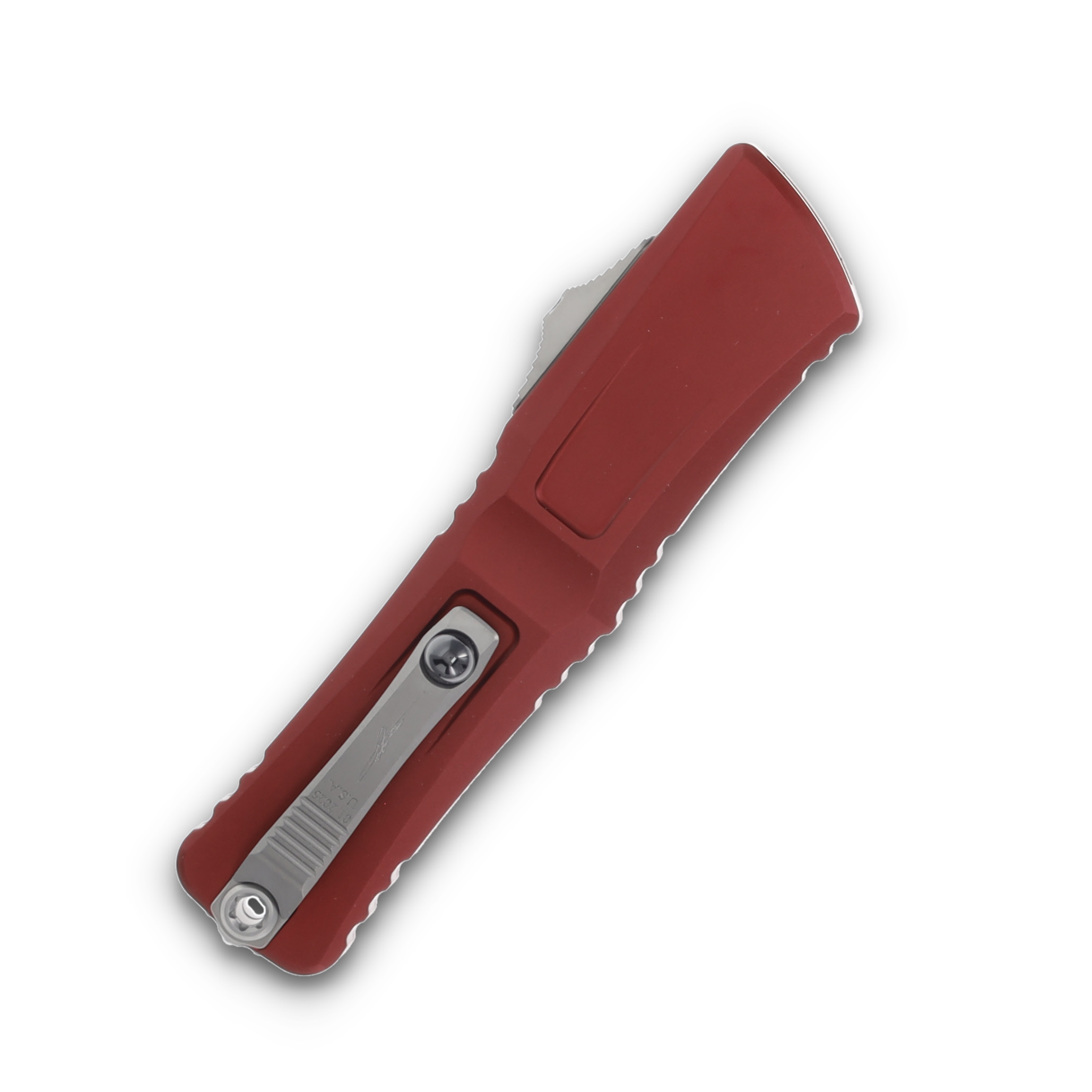 Microtech Combat Troodon Interceptor Gen III SS Merlot 4.0in Stonewash Blade AUMT121710MRS View 3